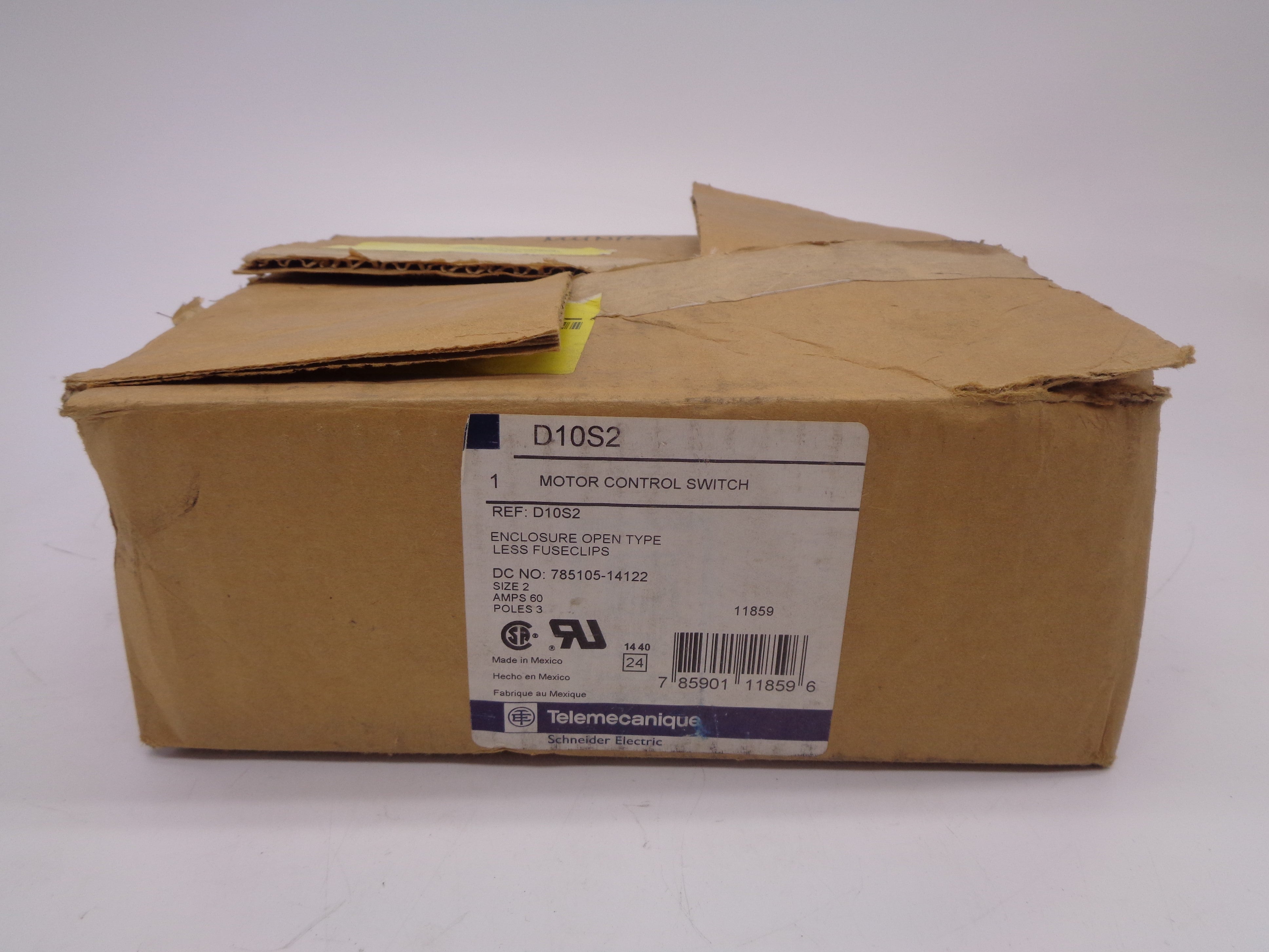 TELEMECANIQUE D10S2 600V 60A NSMP