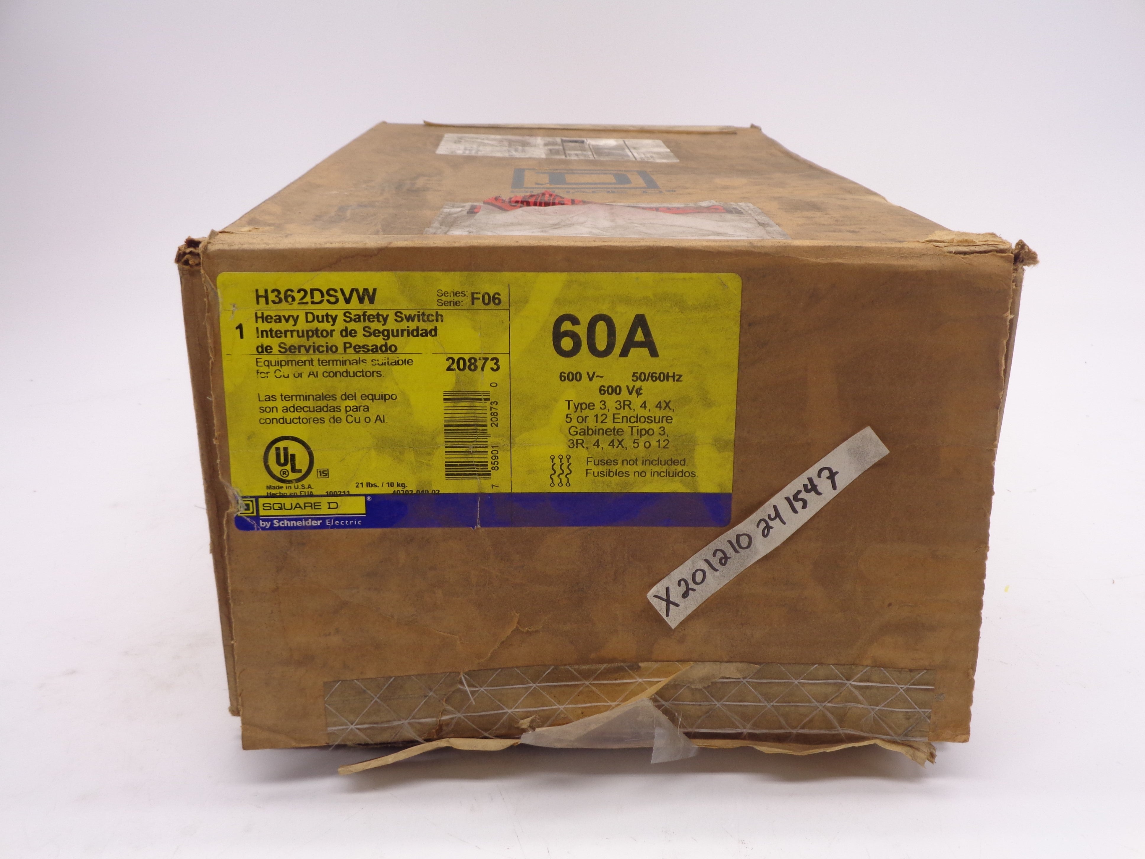 SQUARE D H362DSVW SER. F06 NSMP