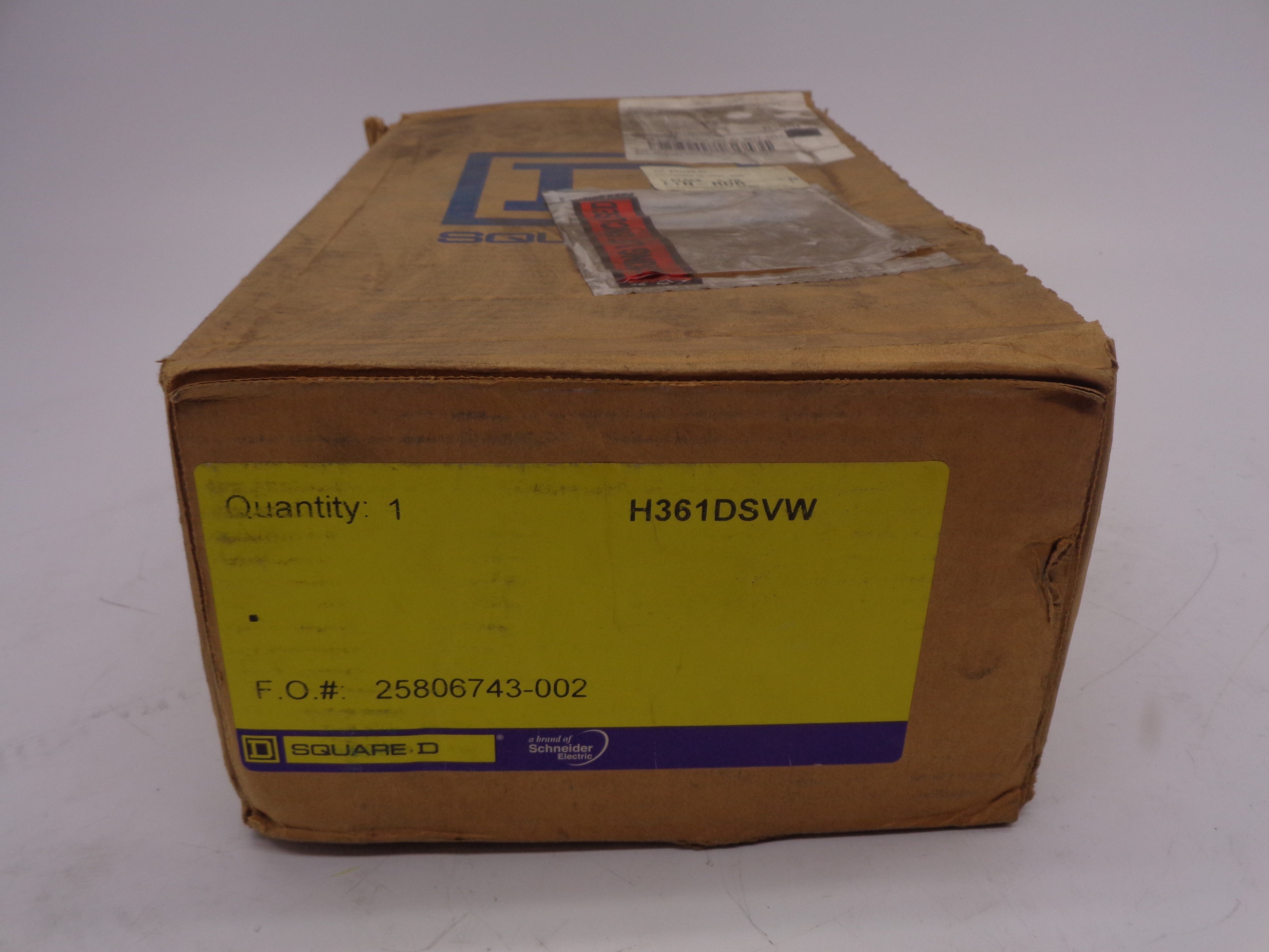 SQUARE D H361DSVW SER. F06 NSMP