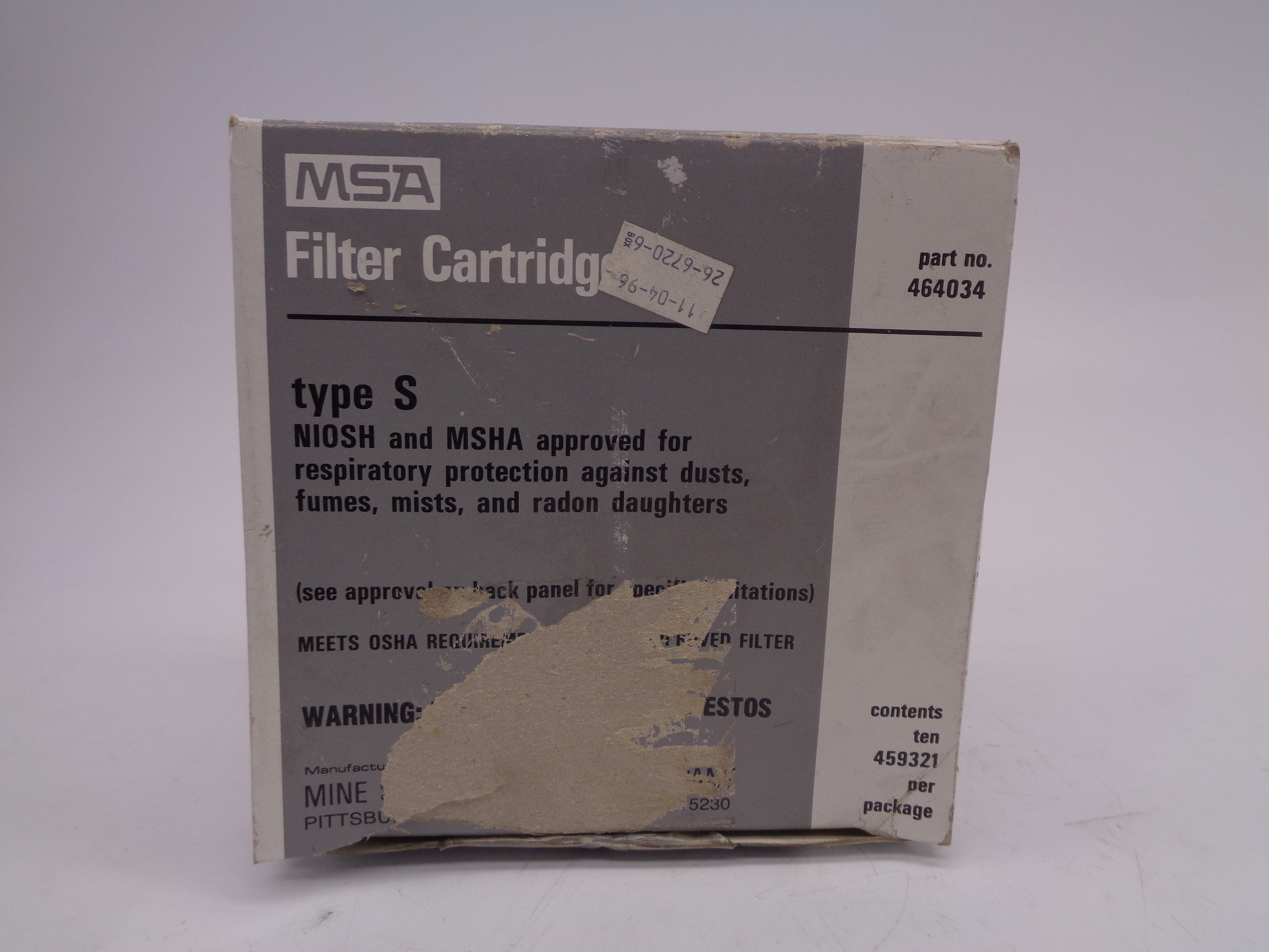 MSA 464034 (PKG OF 10) NSMP
