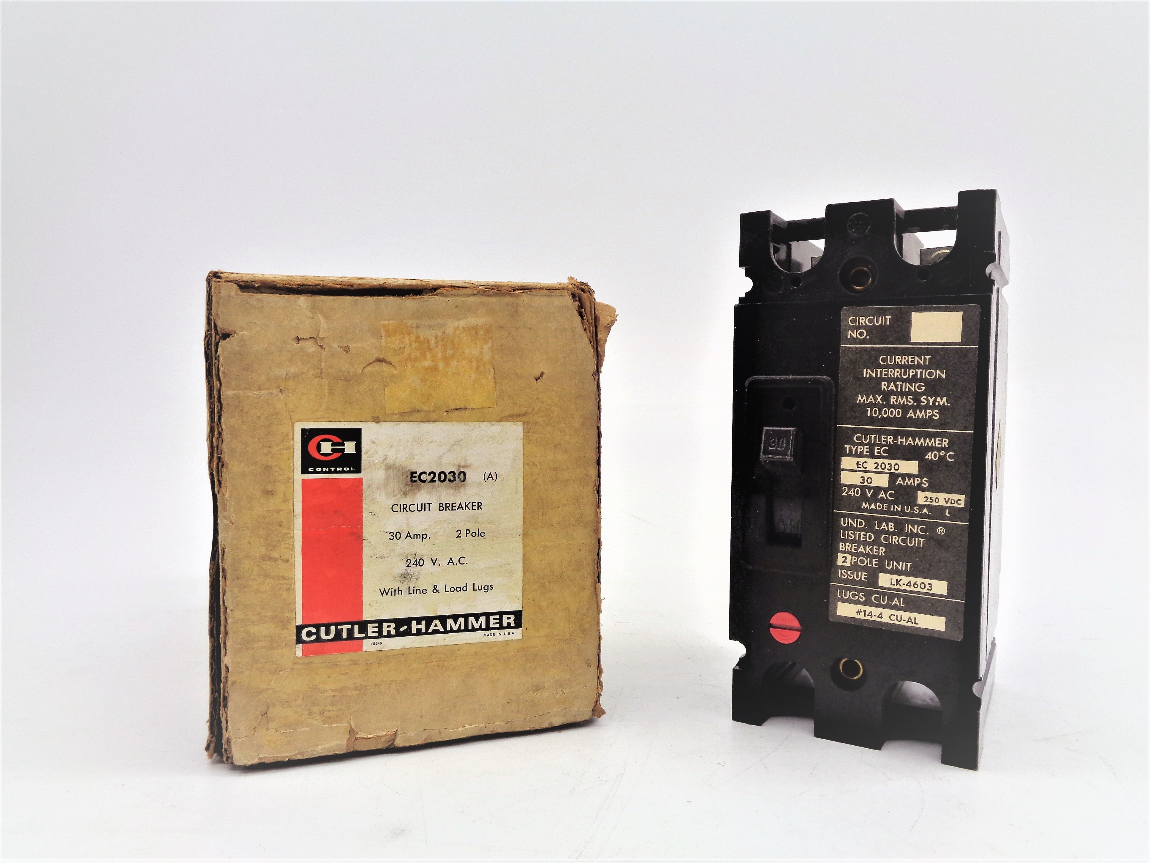 CUTLER HAMMER EC2030 30A 240V SER. A NSMP