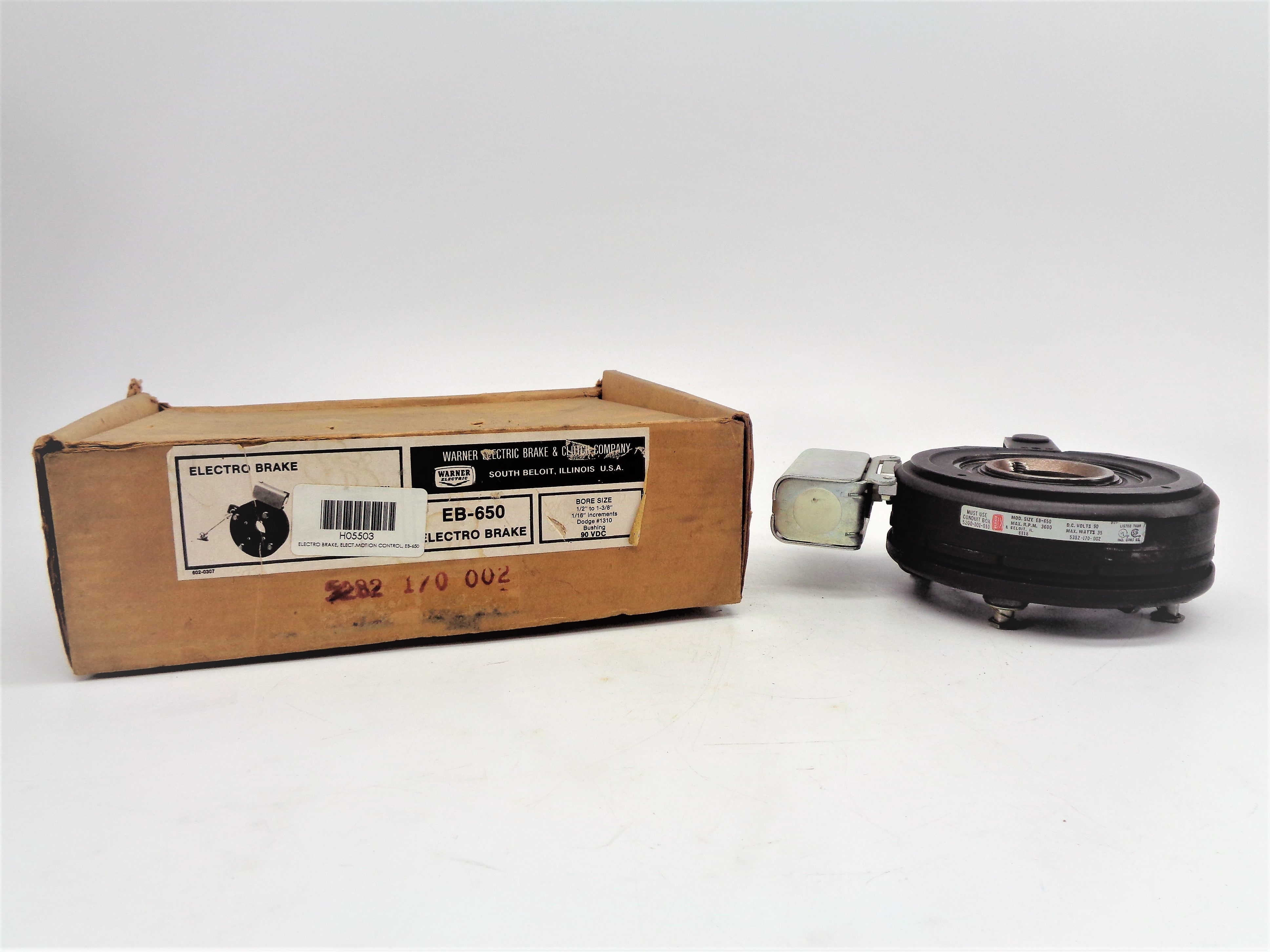 WARNER ELECTRIC EB-650 NSMP