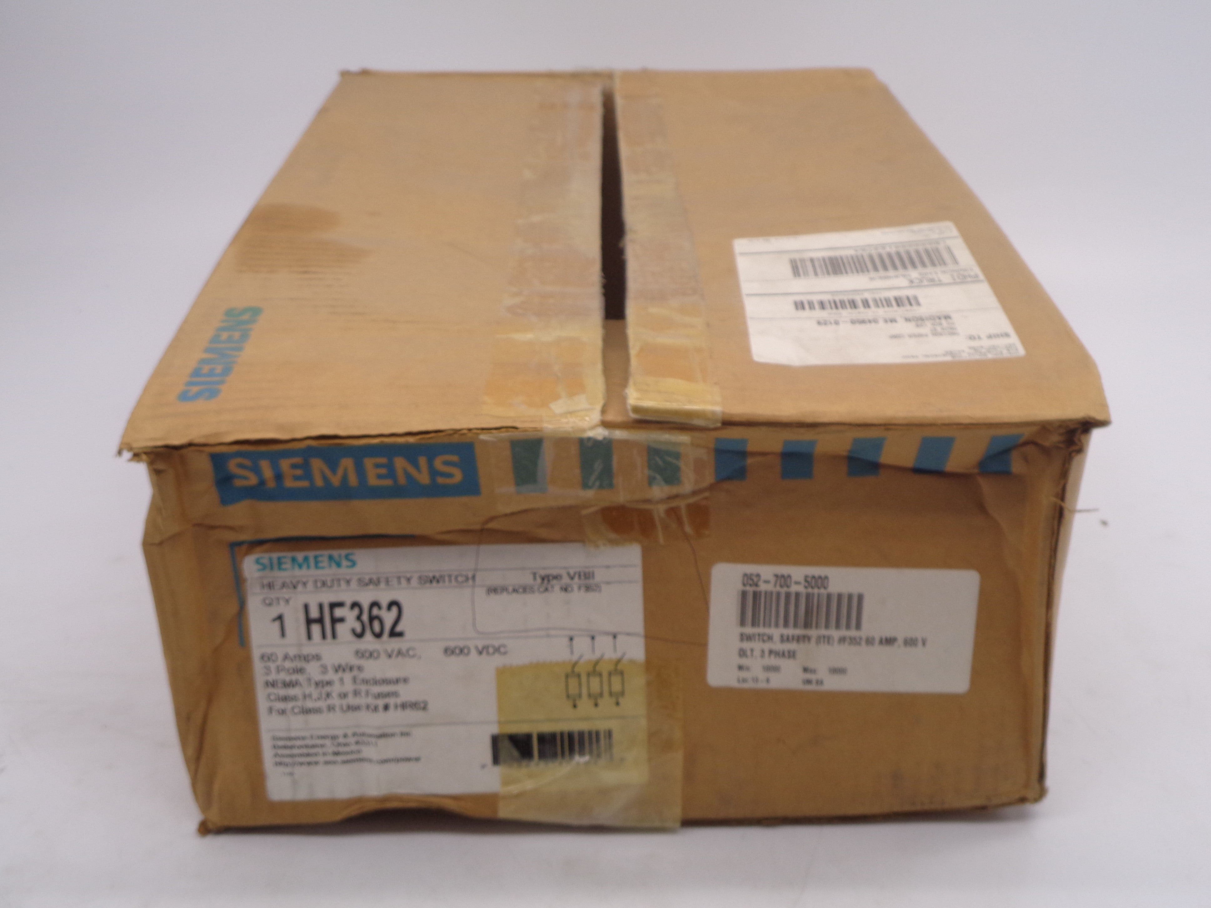 SIEMENS HF362 600V 60A NSMP