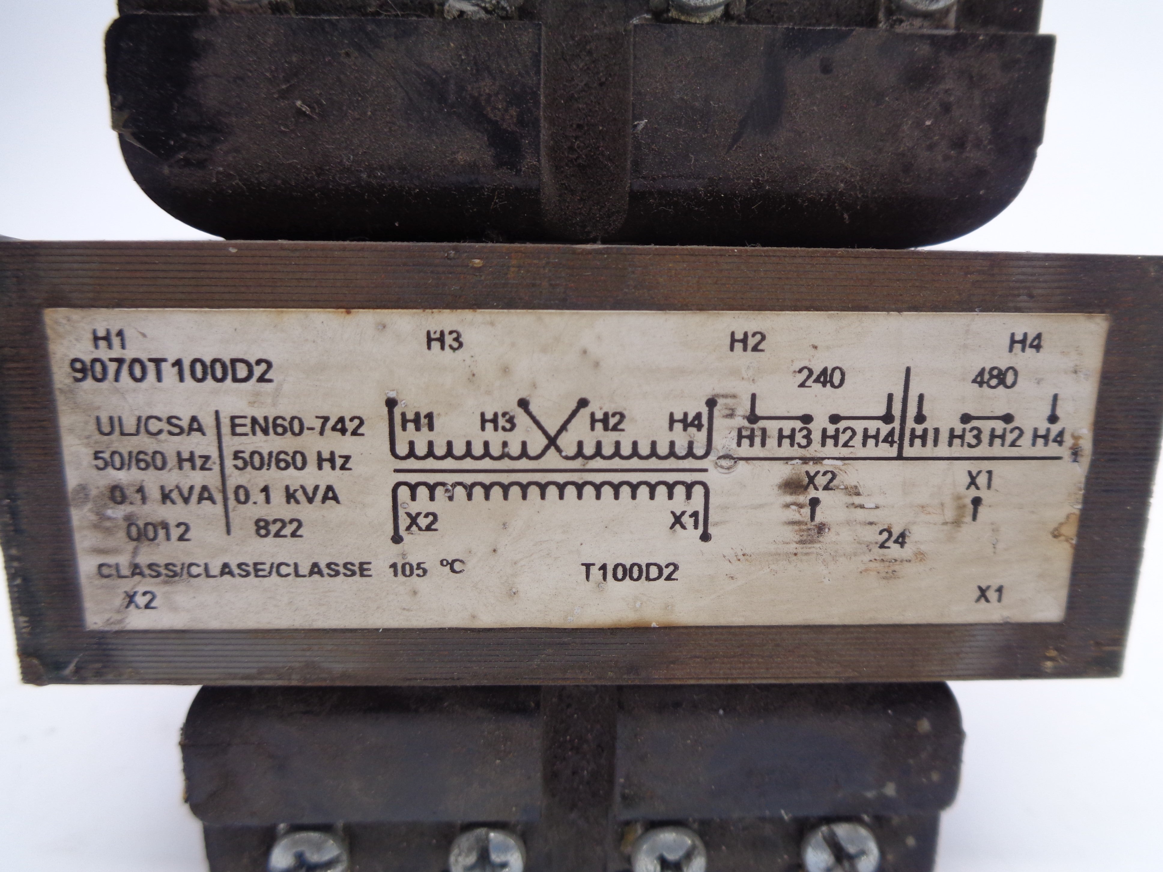 SQUARE D 9070T100D2 0.1KVA NSNP