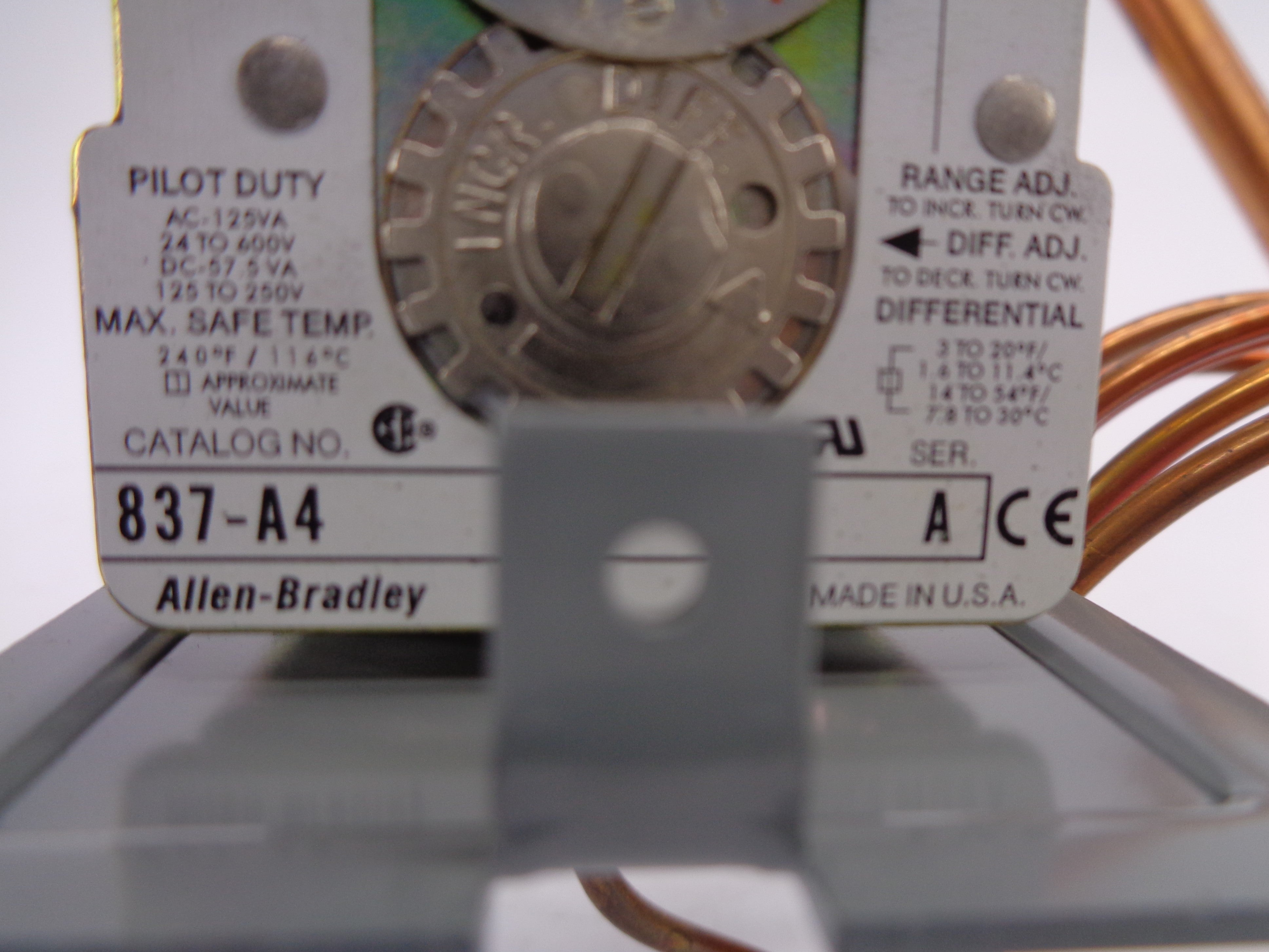 ALLEN BRADLEY 837-A4 SER. A 24-600V NSNP