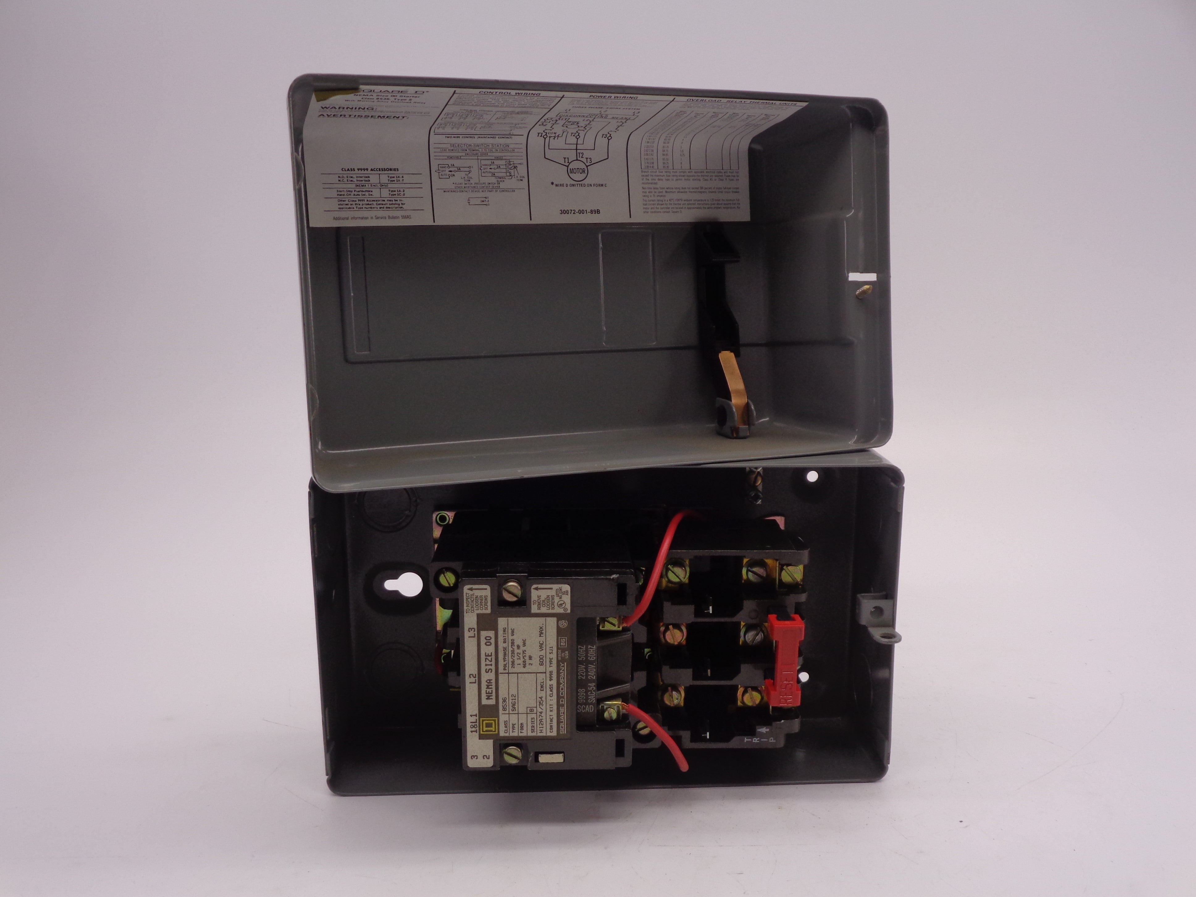 SQUARE D 8536SAG12 SER. B UNMP