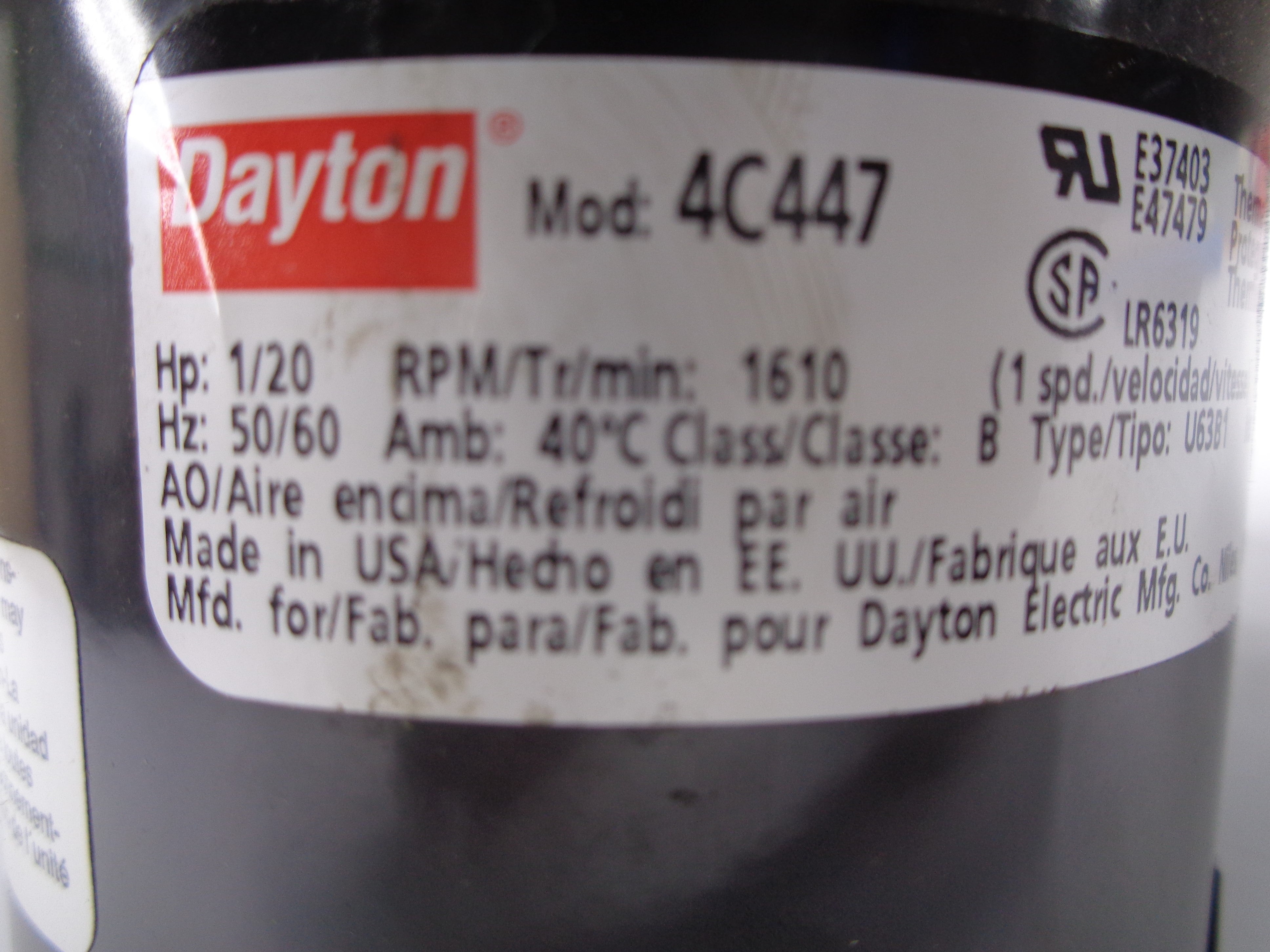 DAYTON 4C447 NSNP