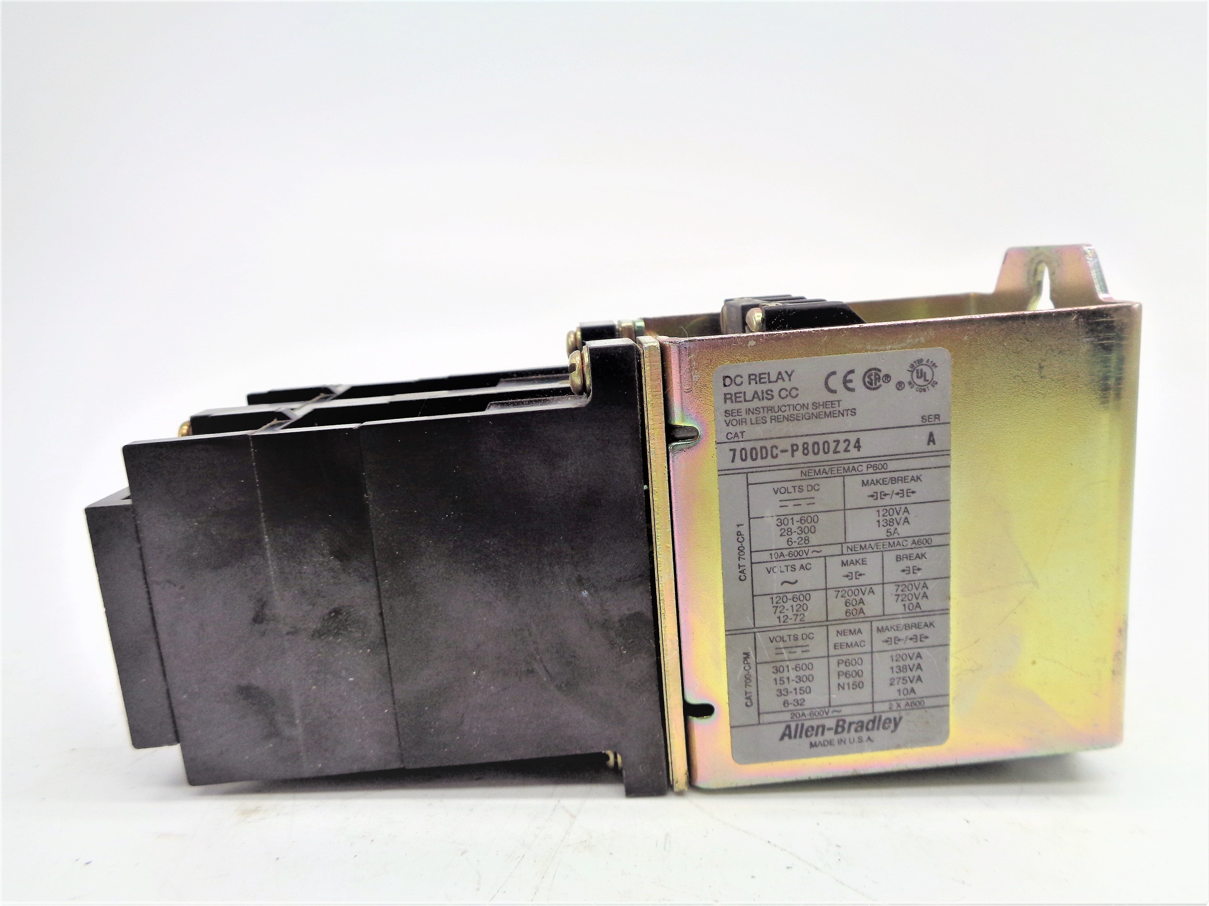 ALLEN BRADLEY 700DC-P800Z24 SER. A 24VDC NSNP
