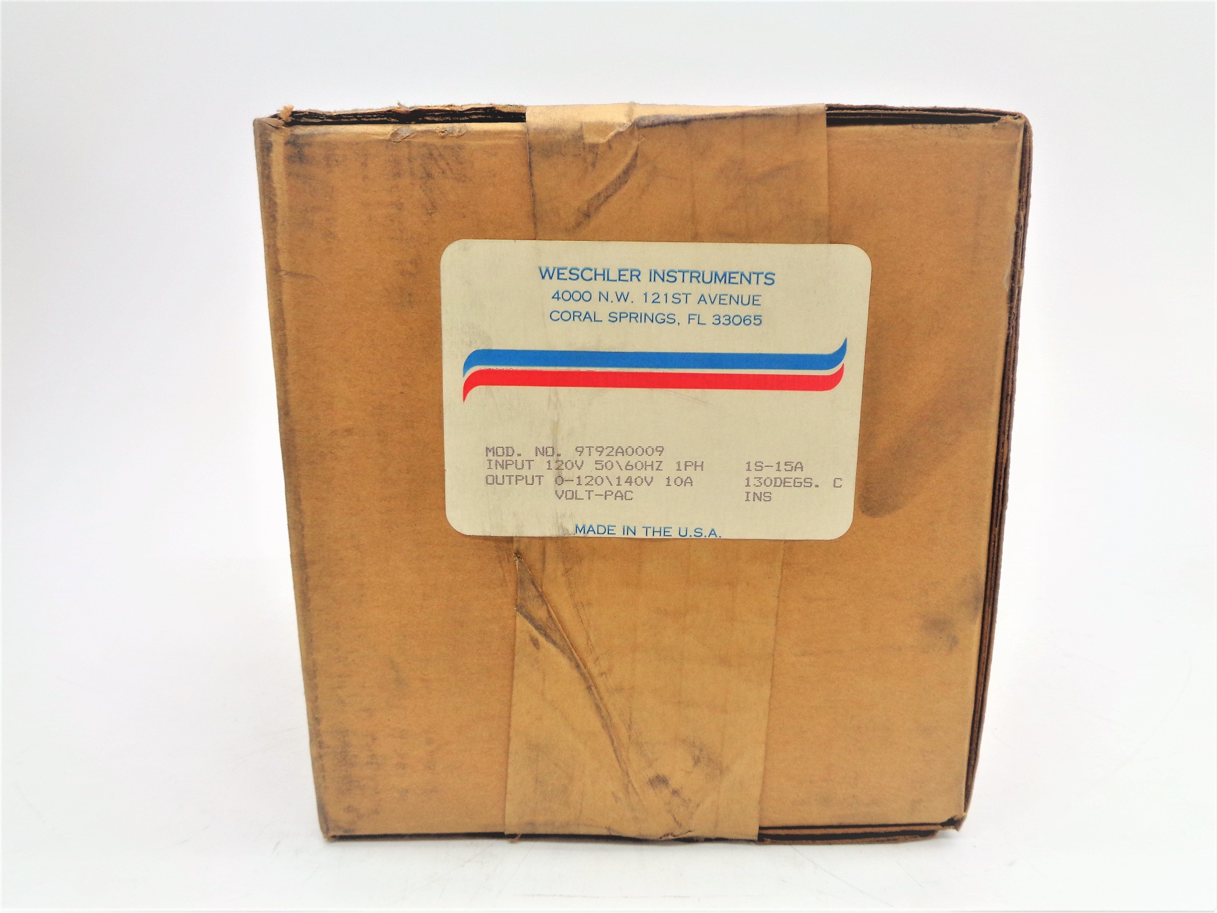 WESCHLER 9T92A0009 NSFS