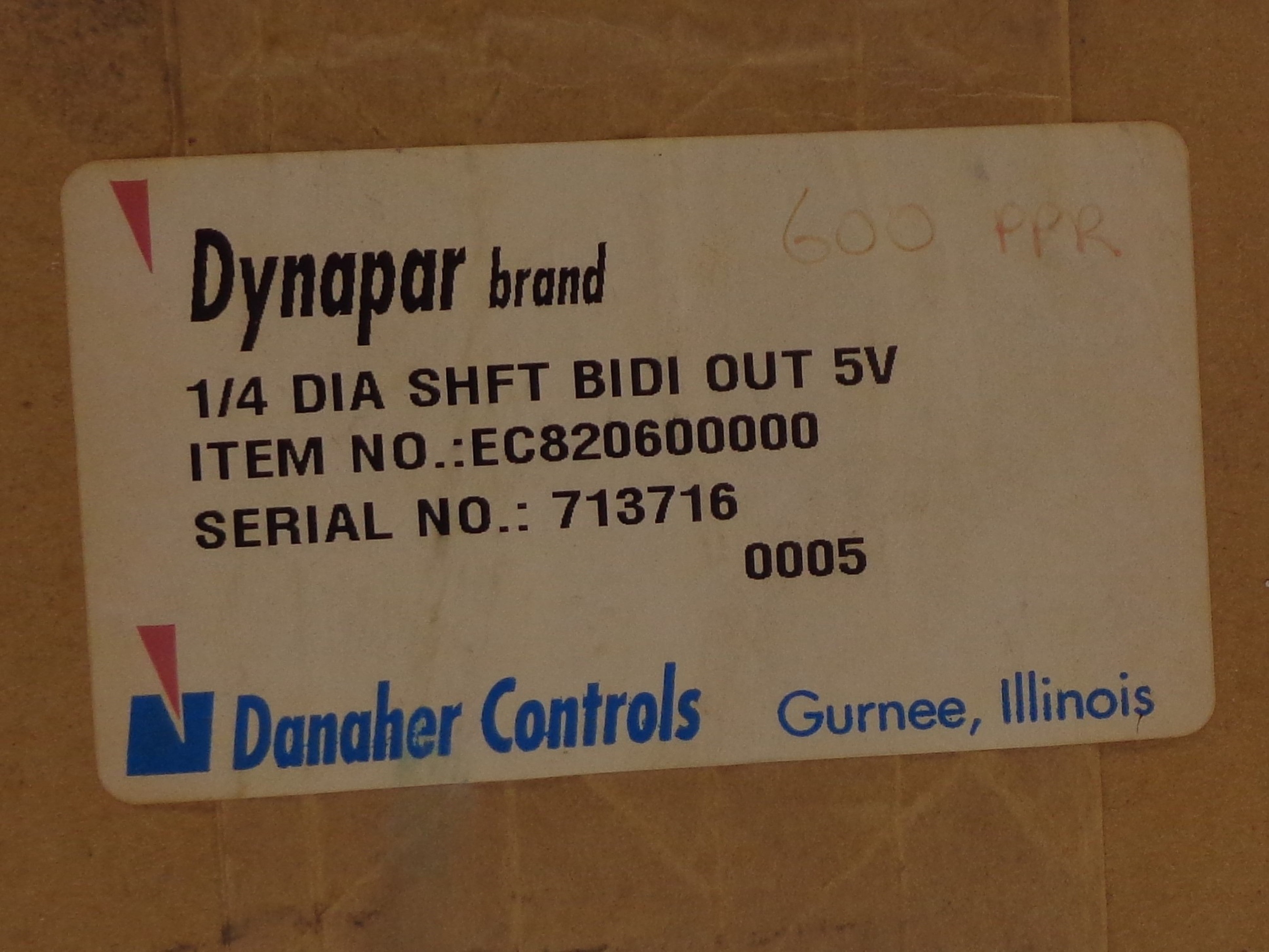 DYNAPAR EC820600000 NSMP