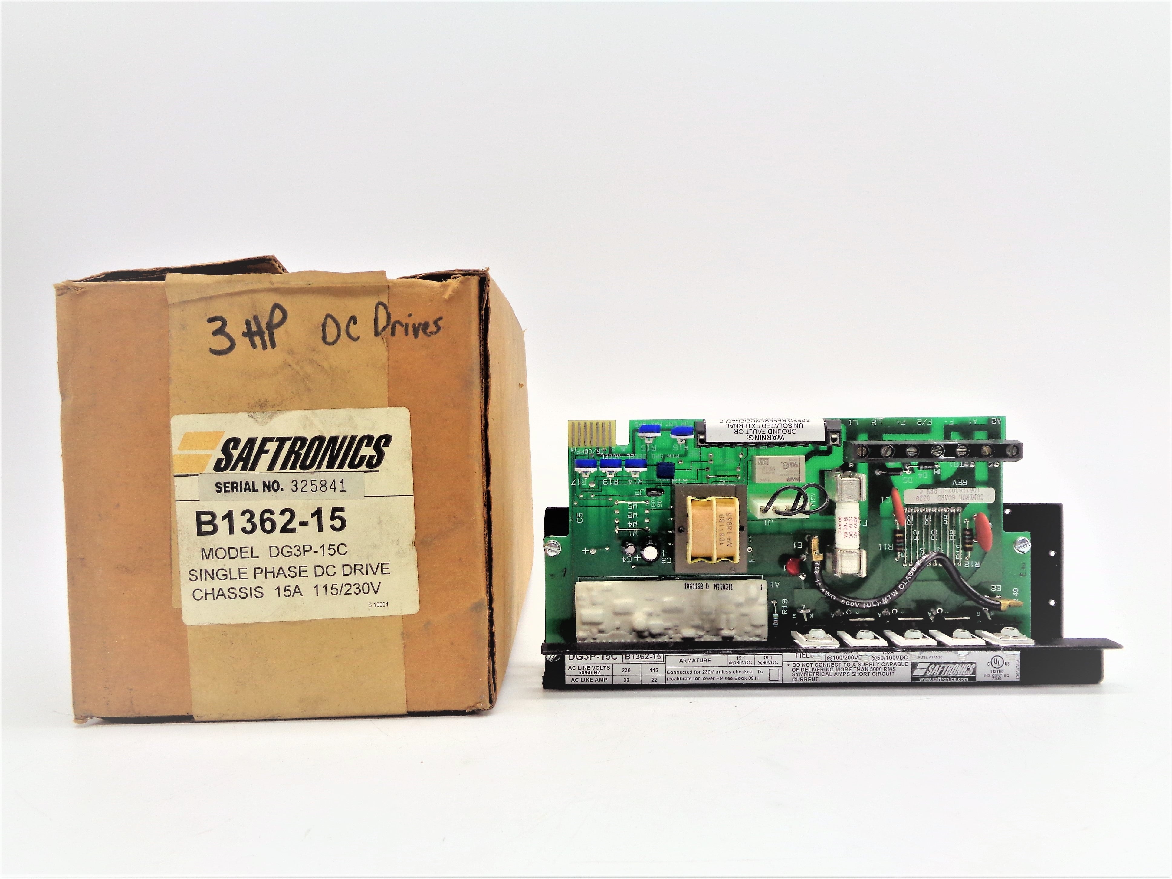 SAFTRONICS DG3P-15C NSMP