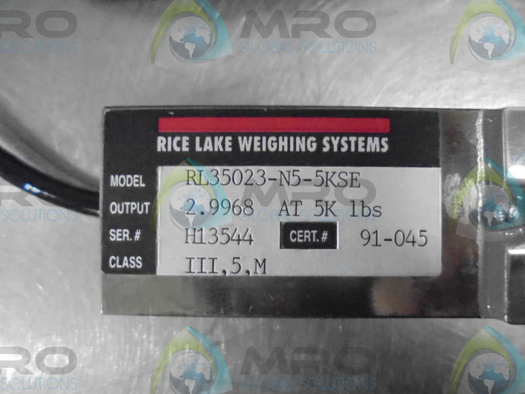 RICE LAKE RL 35023-N5-5KSE *NEW IN BOX*