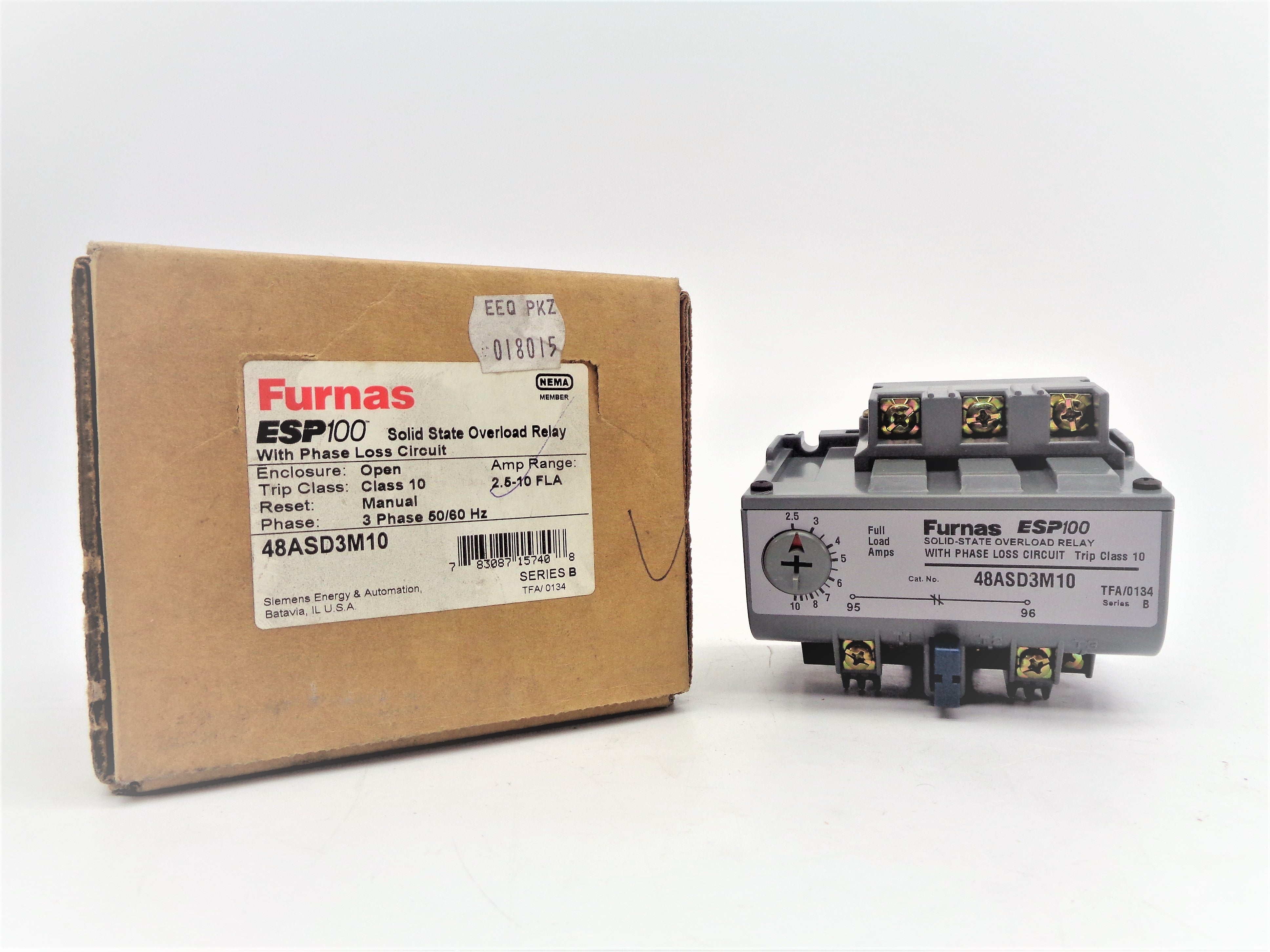 FURNAS 48ASD3M10 10A 600V SER. B NSMP