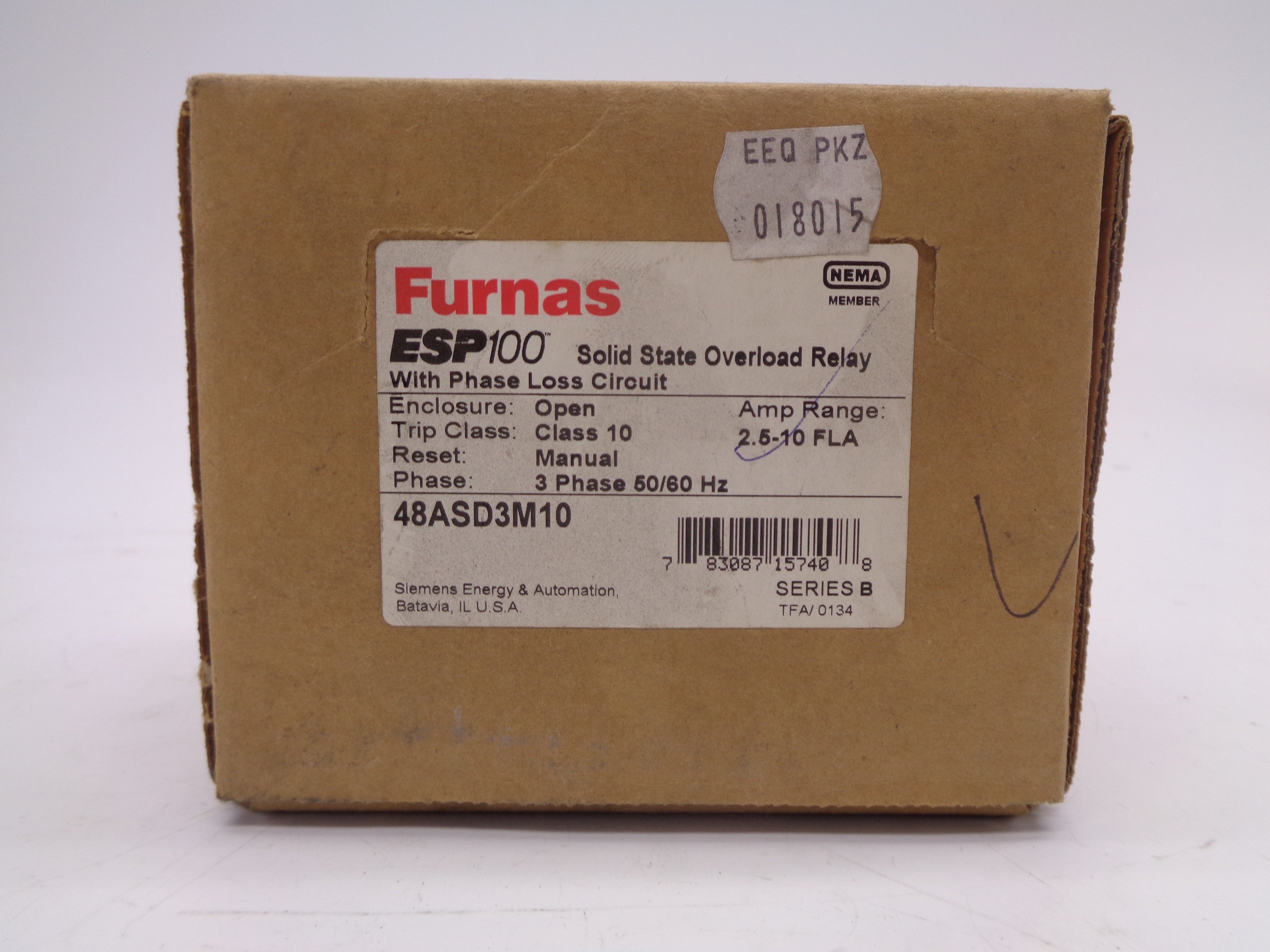 FURNAS 48ASD3M10 10A 600V SER. B NSMP