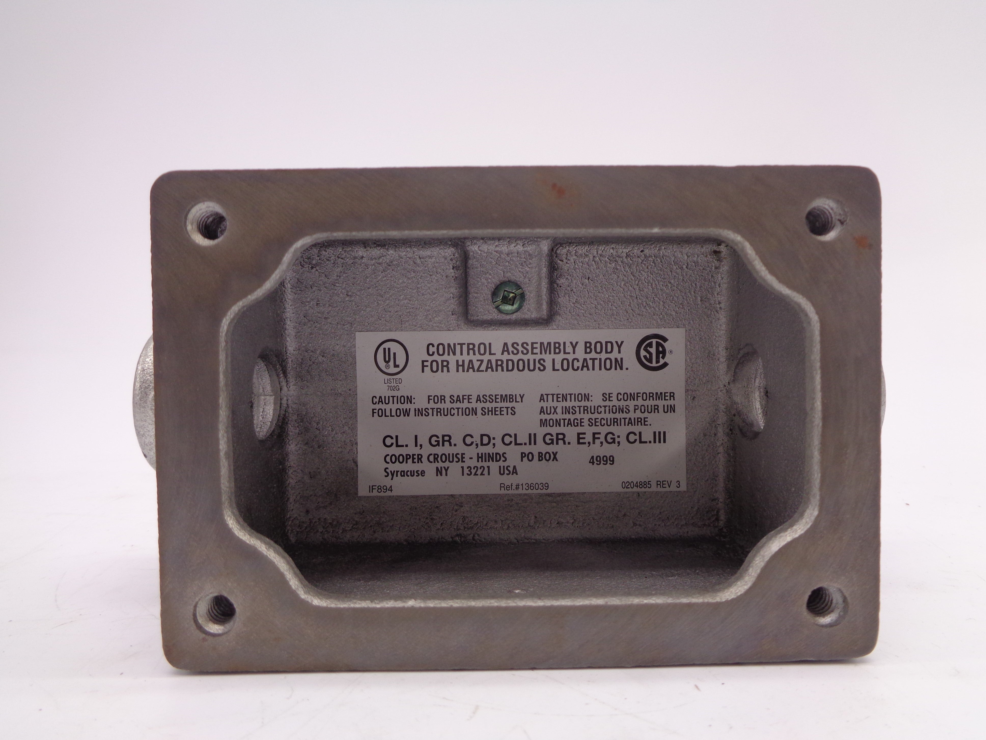 CROUSE-HINDS EDSC271 NSMP