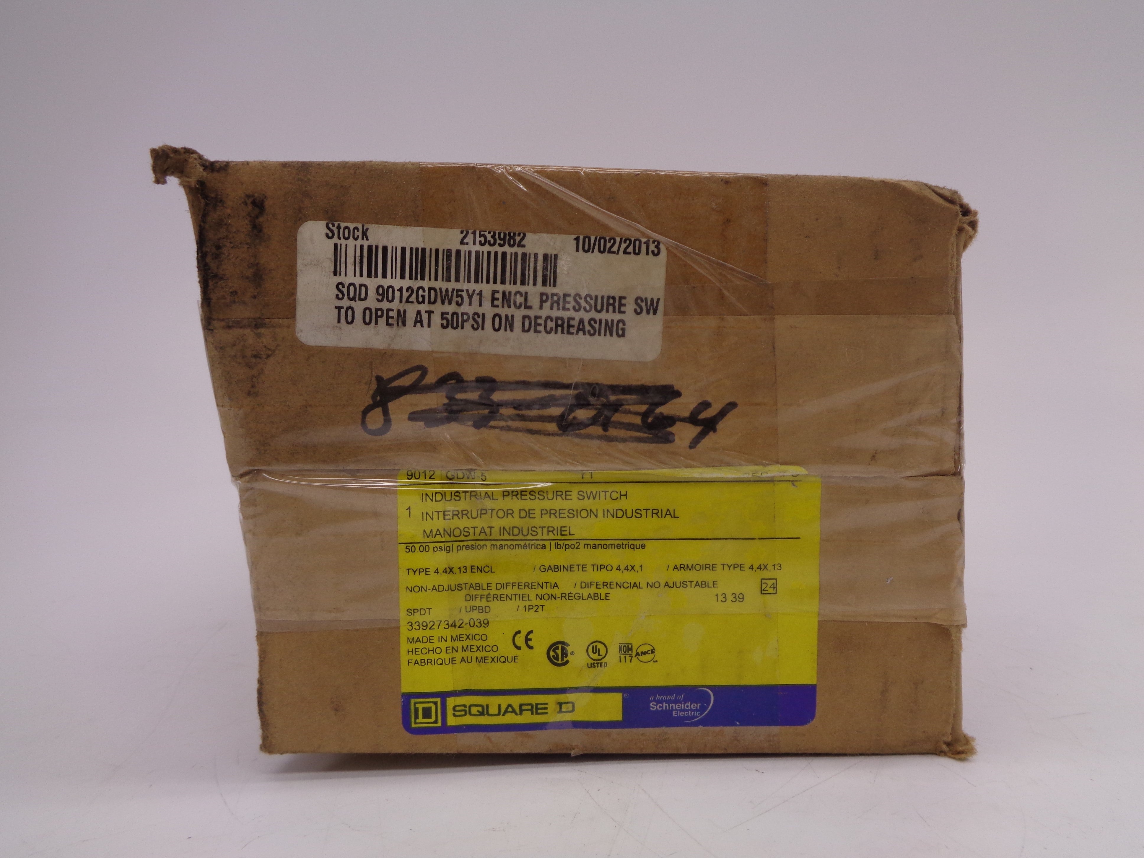 SQUARE D 9012GDW-5 SER. C NSMP