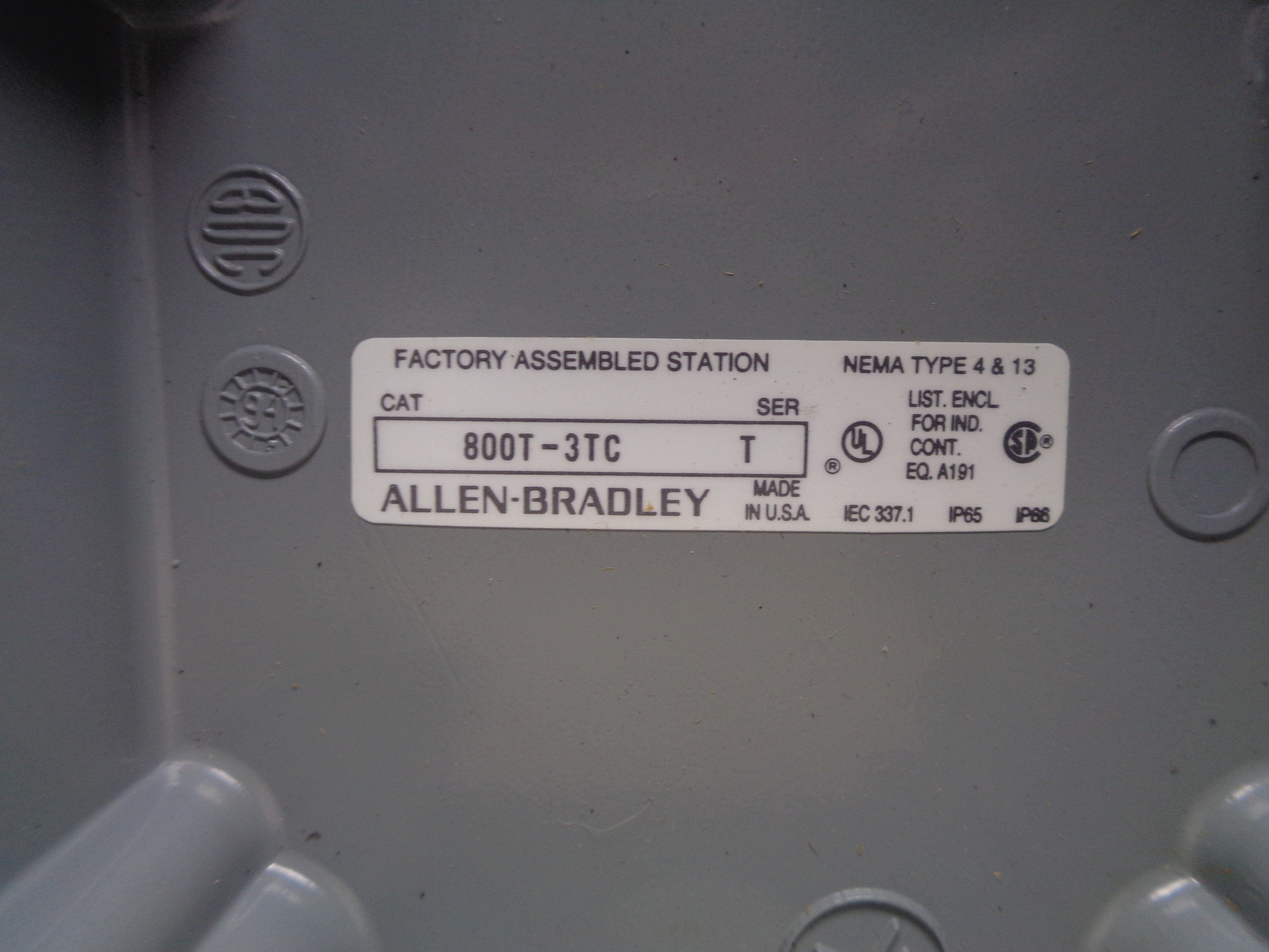 INDUSTRIAL SPARE PART 800T-3TC SER. T UNMP