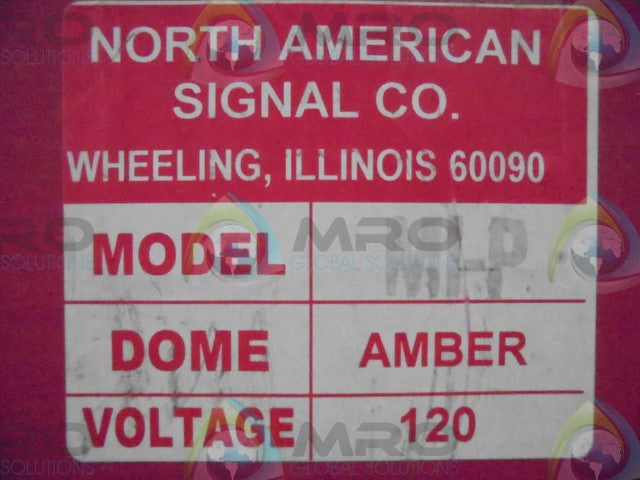 NORTH AMERICAN SIGNAL CO. MIP-ACA AMBER STROB LIGHT *NEW IN BOX*