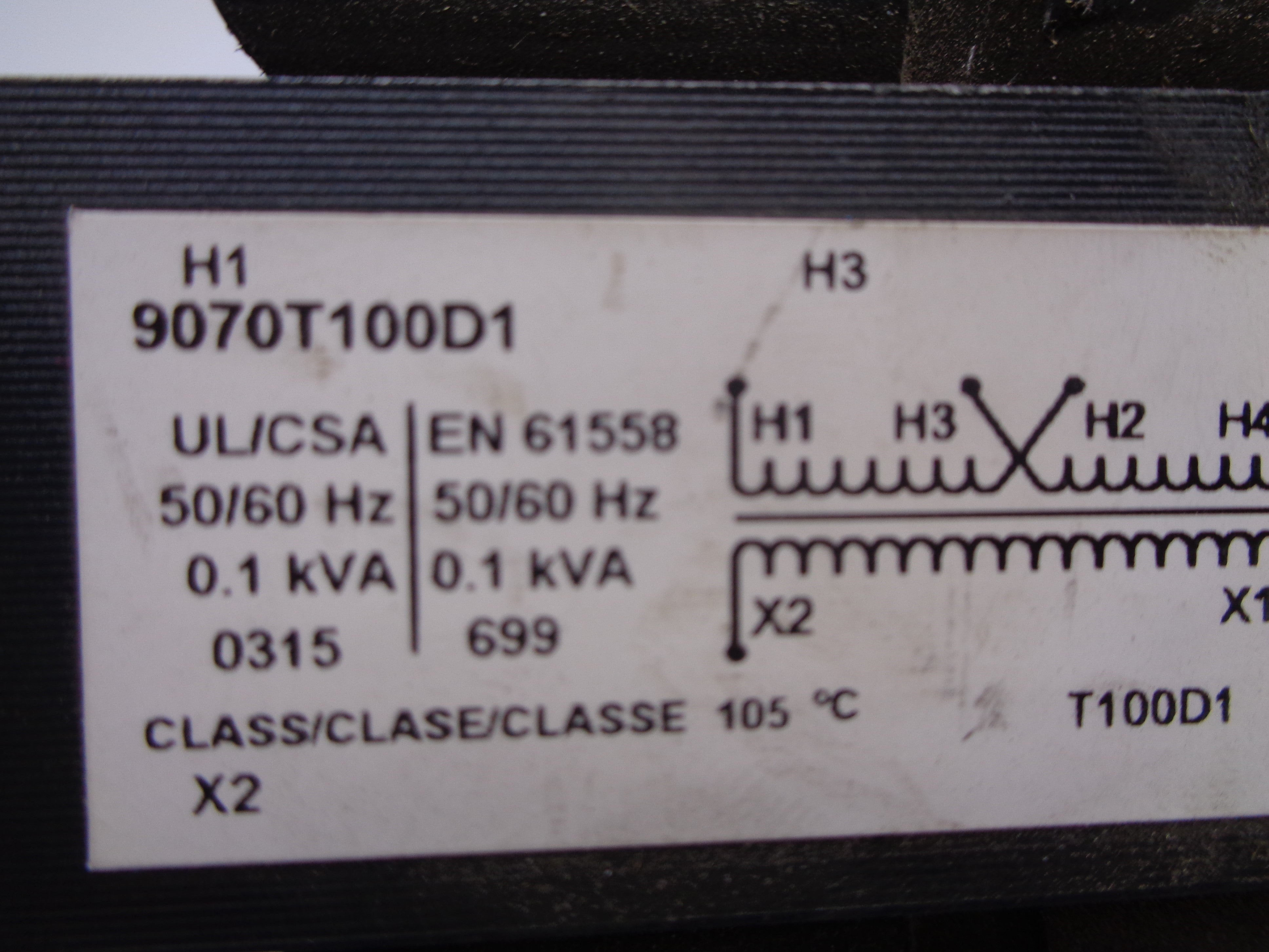 SQUARE D 9070T100D1 (AS PICTURED) NSNP