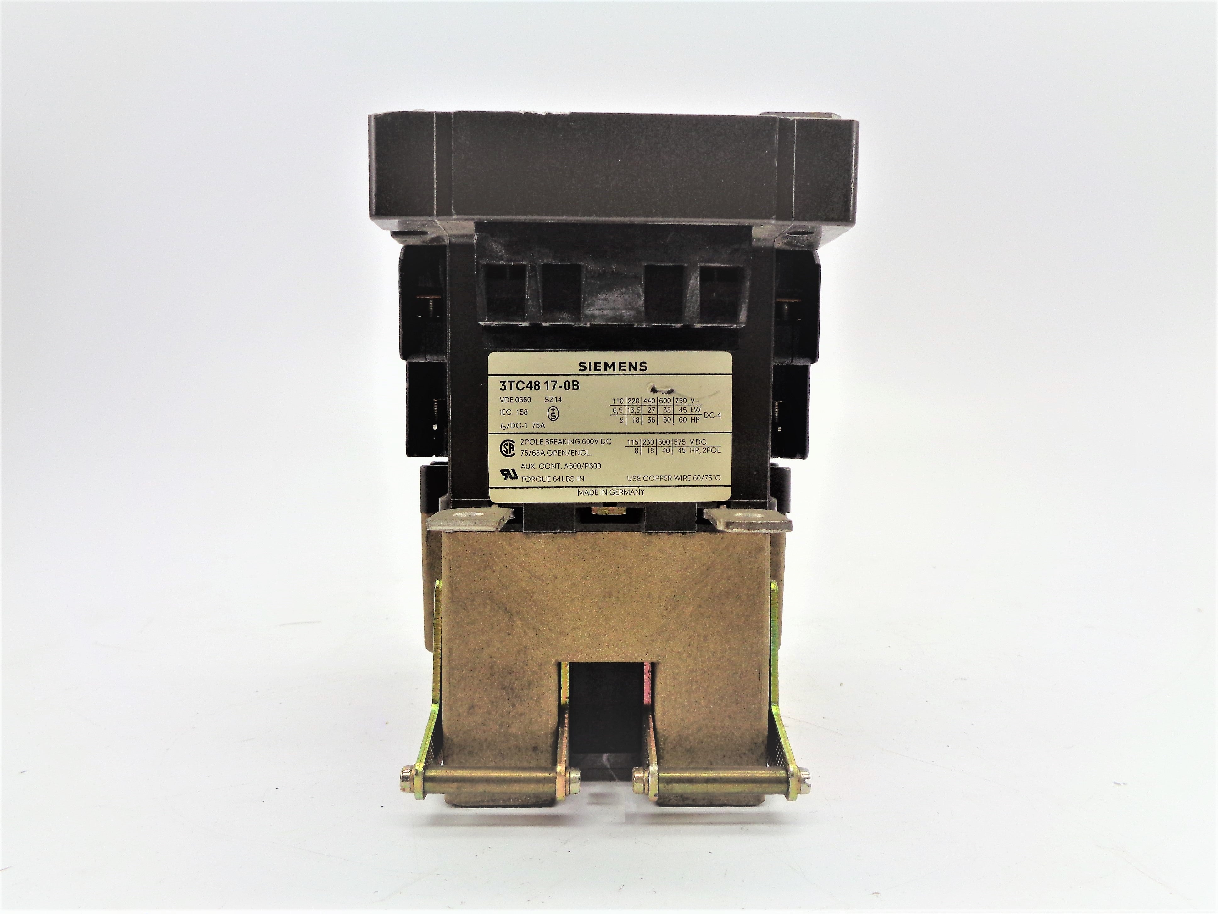 SIEMENS 3TC4817-0B 110V UNMP