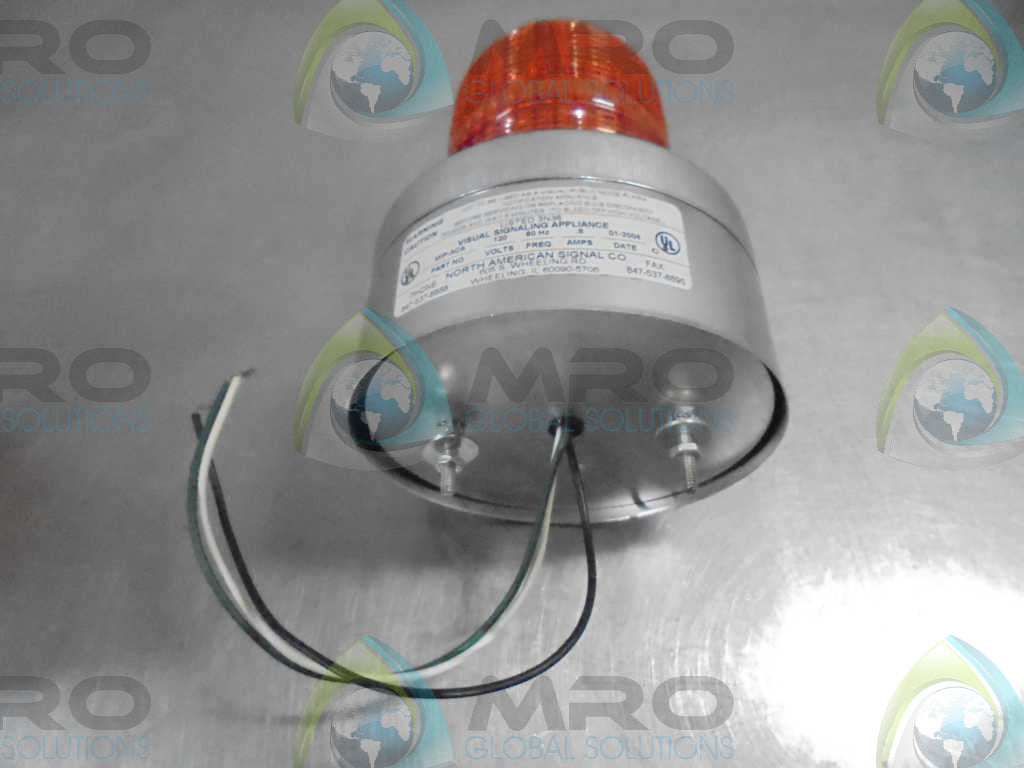 NORTH AMERICAN SIGNAL CO. MIP-ACA AMBER STROB LIGHT *NEW IN BOX*