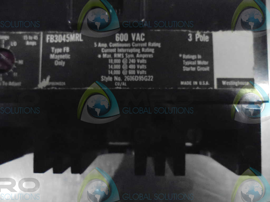 WESTINGTONHOUSE FB3045MRL STARTER CIRCUIT BREAKER *NEW NO BOX*