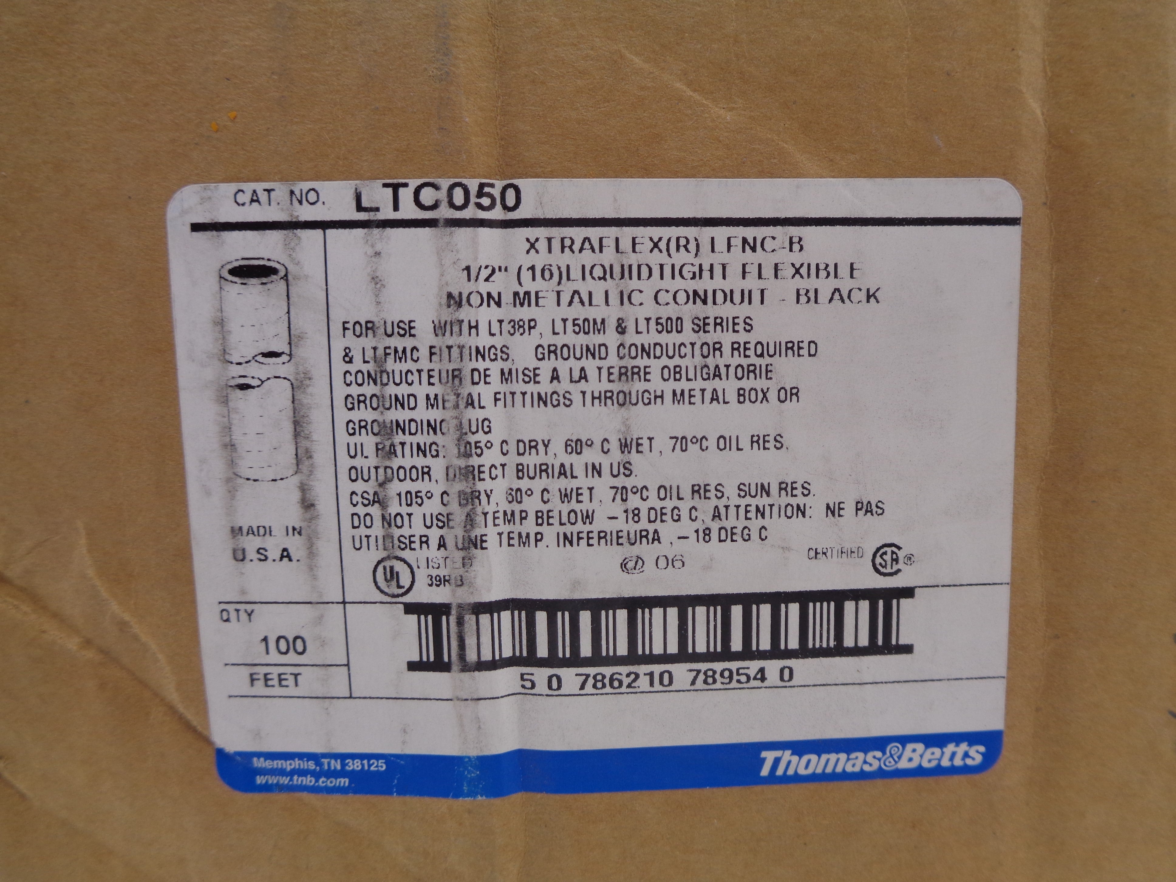 THOMAS&BETTS LTC050 NSMP
