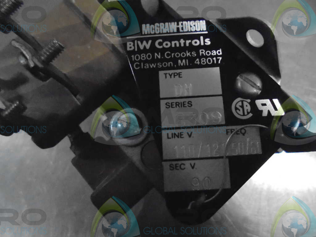 MCGRAW-EDISON B/W CONTROLS DH 8309 *USED*