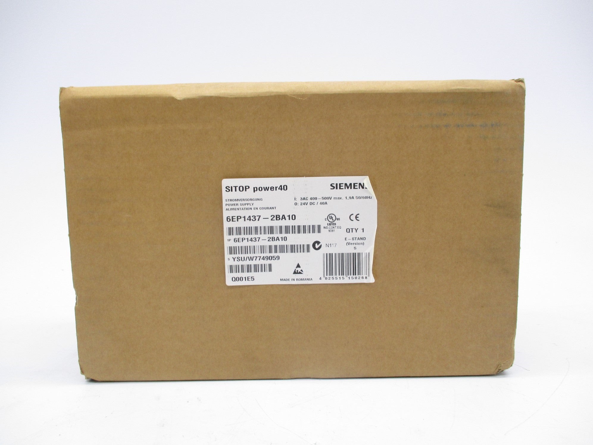 SIEMENS 6EP1437-2BA10 NSMP