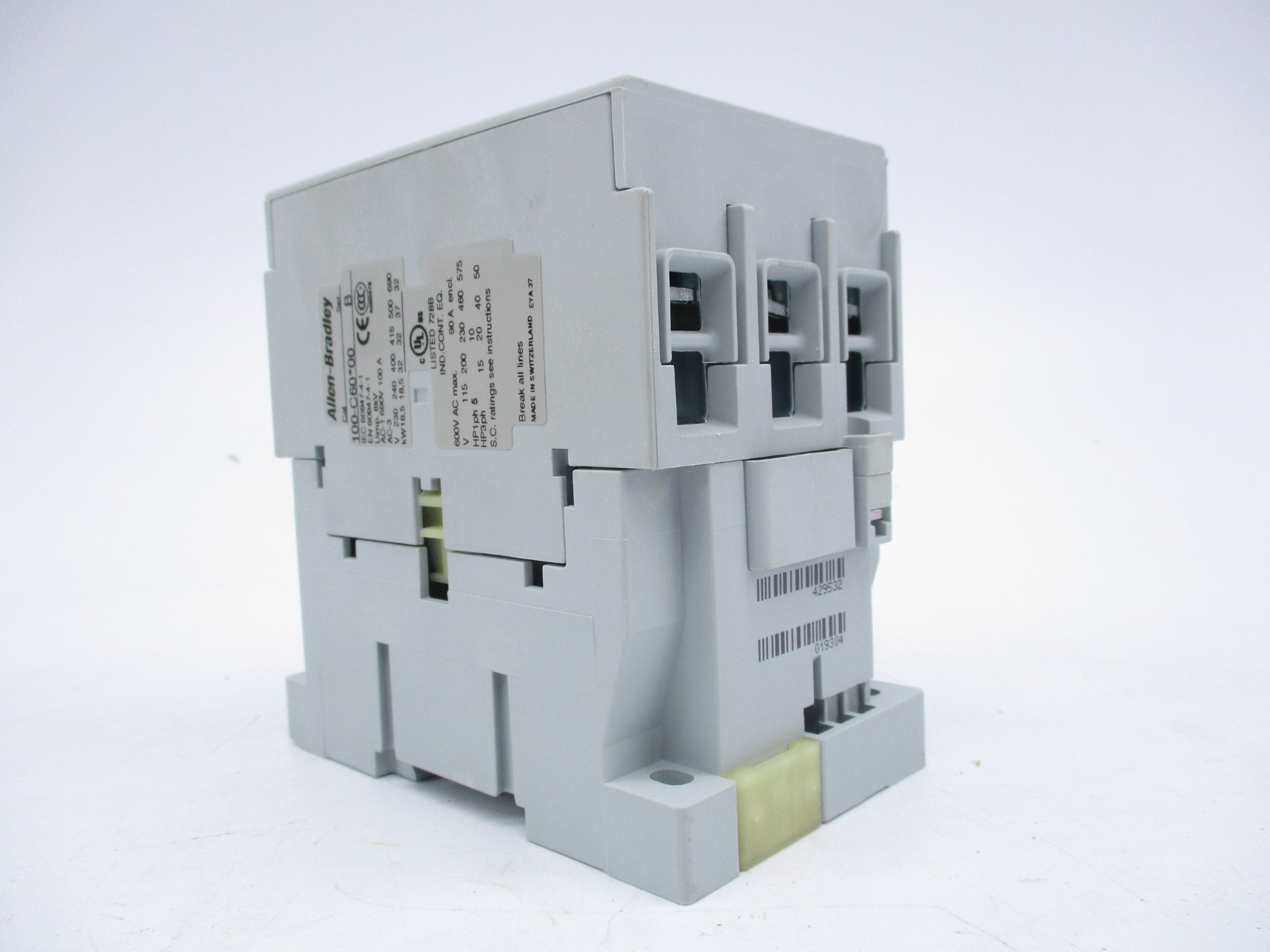 ALLEN BRADLEY 100-C60J10 SER. B 24V (BR/WH) NSMP
