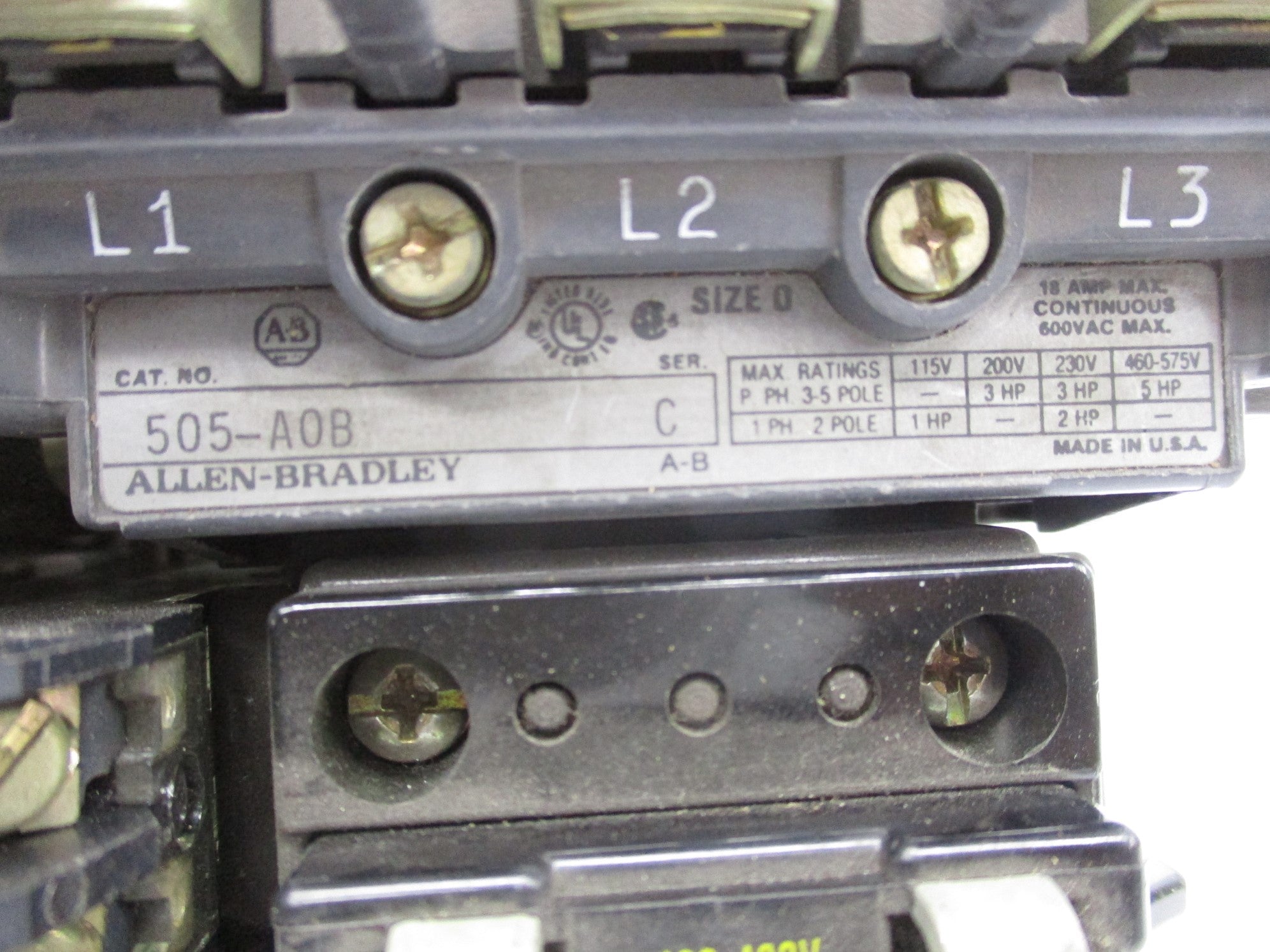 INDUSTRIAL SPARE PART 505-AOB SER. C NSNP