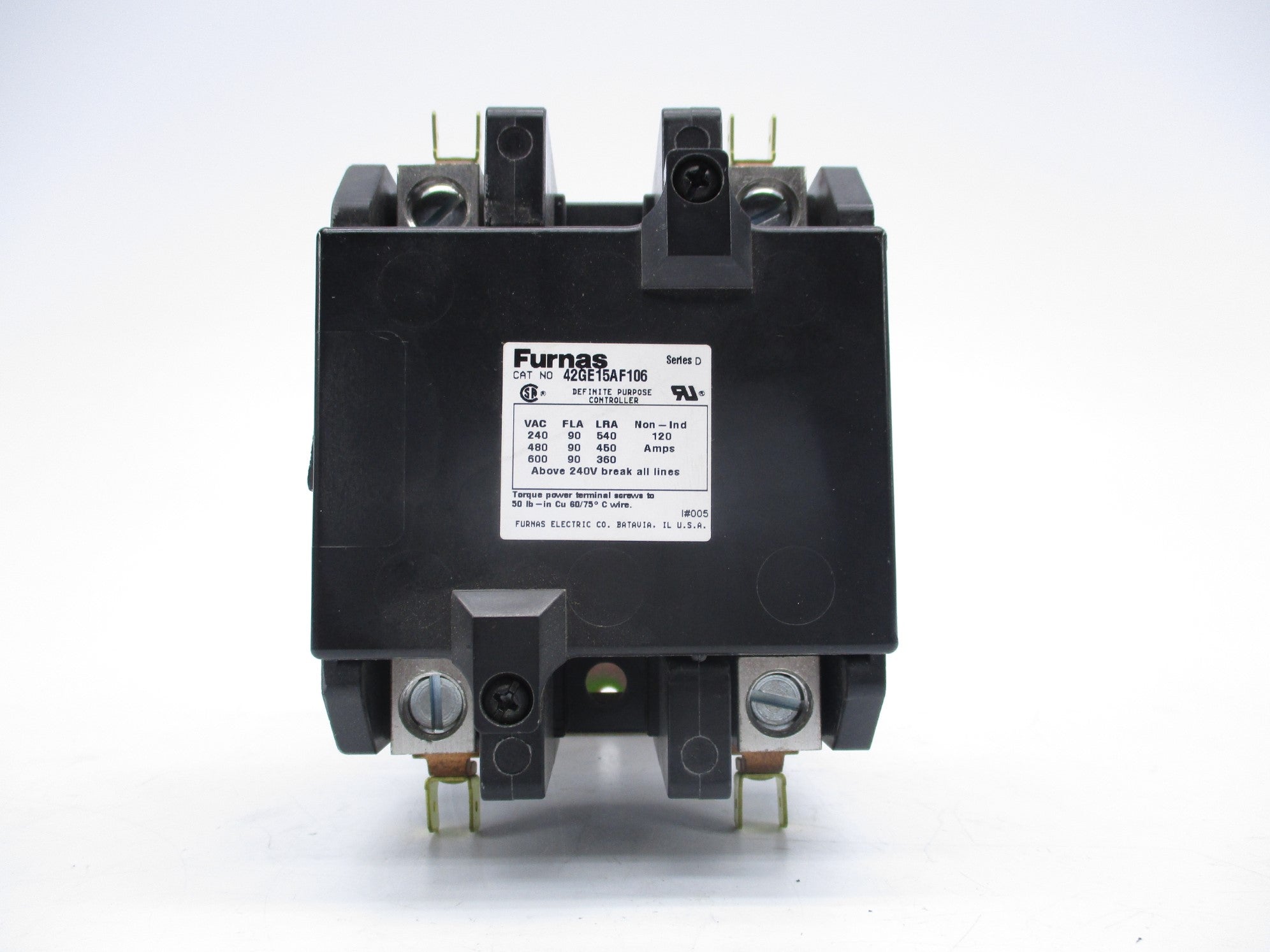 FURNAS 42GE15AF106 SER. D 120V NSNP