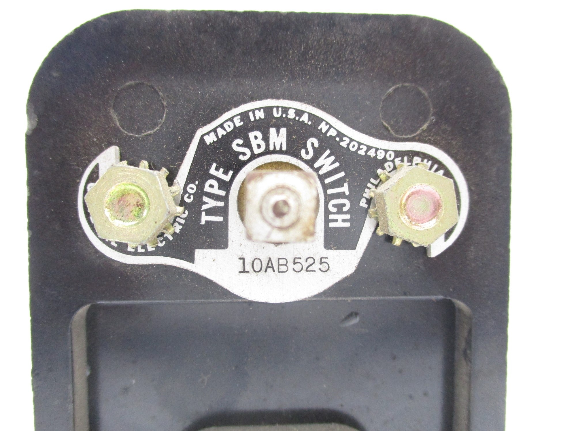 GENERAL ELECTRIC 10AB525 (AS PICTURED) NSNP