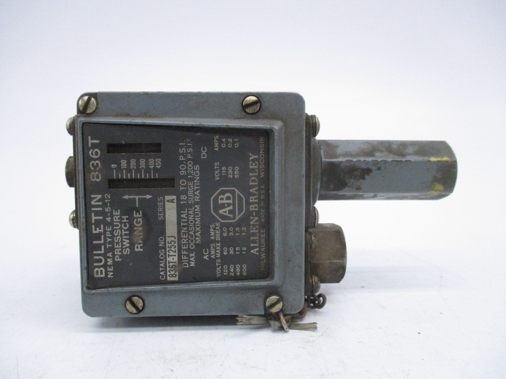 ALLEN BRADLEY 836T-T255J SER. A UNMP