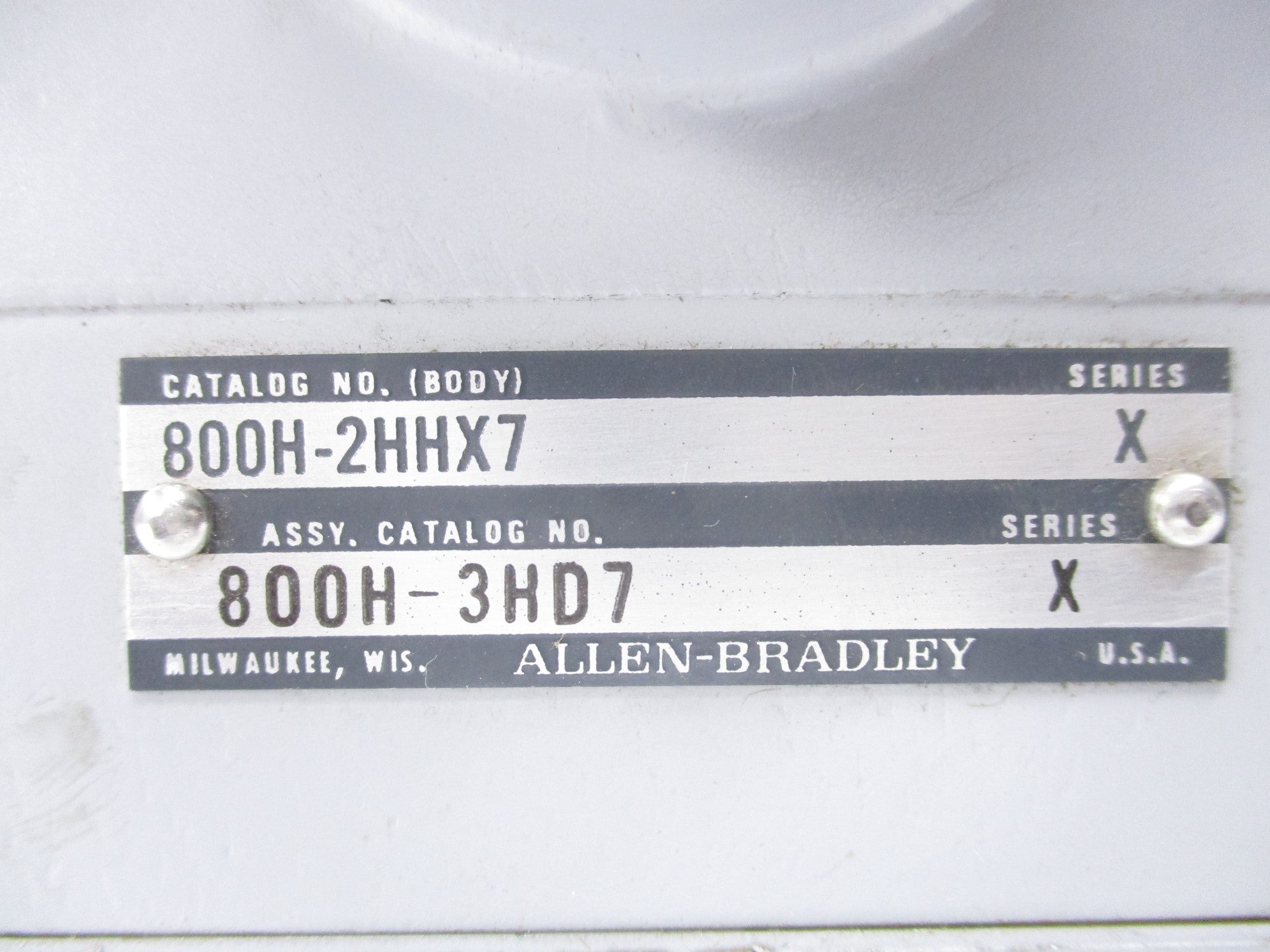 INDUSTRIAL SPARE PART 800H-3HD7 SER. X NSNP