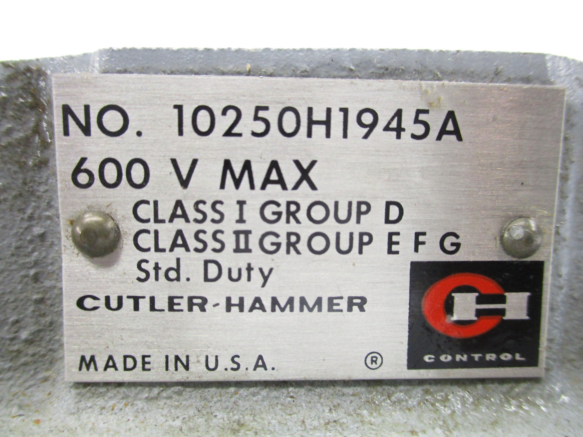 CUTLER HAMMER 10250H1945A NSNP