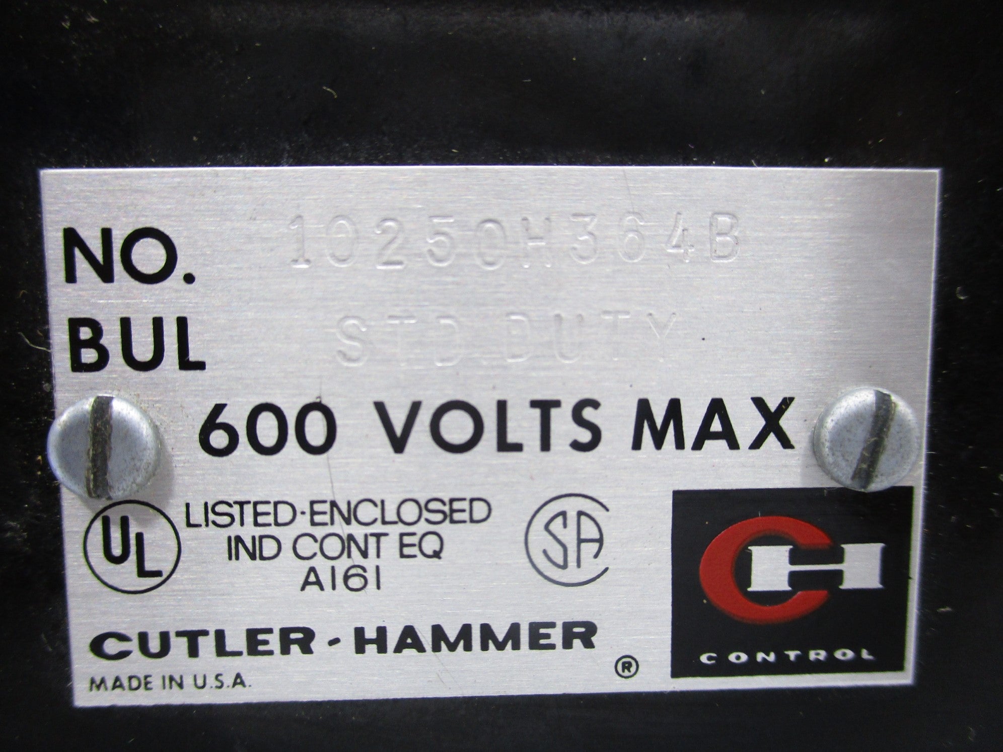 CUTLER HAMMER 10250H364B NSNP