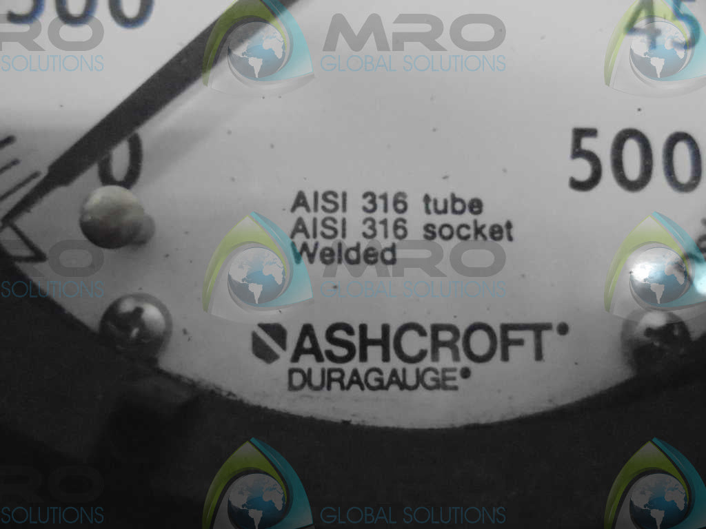ASHCROFT AISI316 DURAGAUGE *NEW NO BOX*