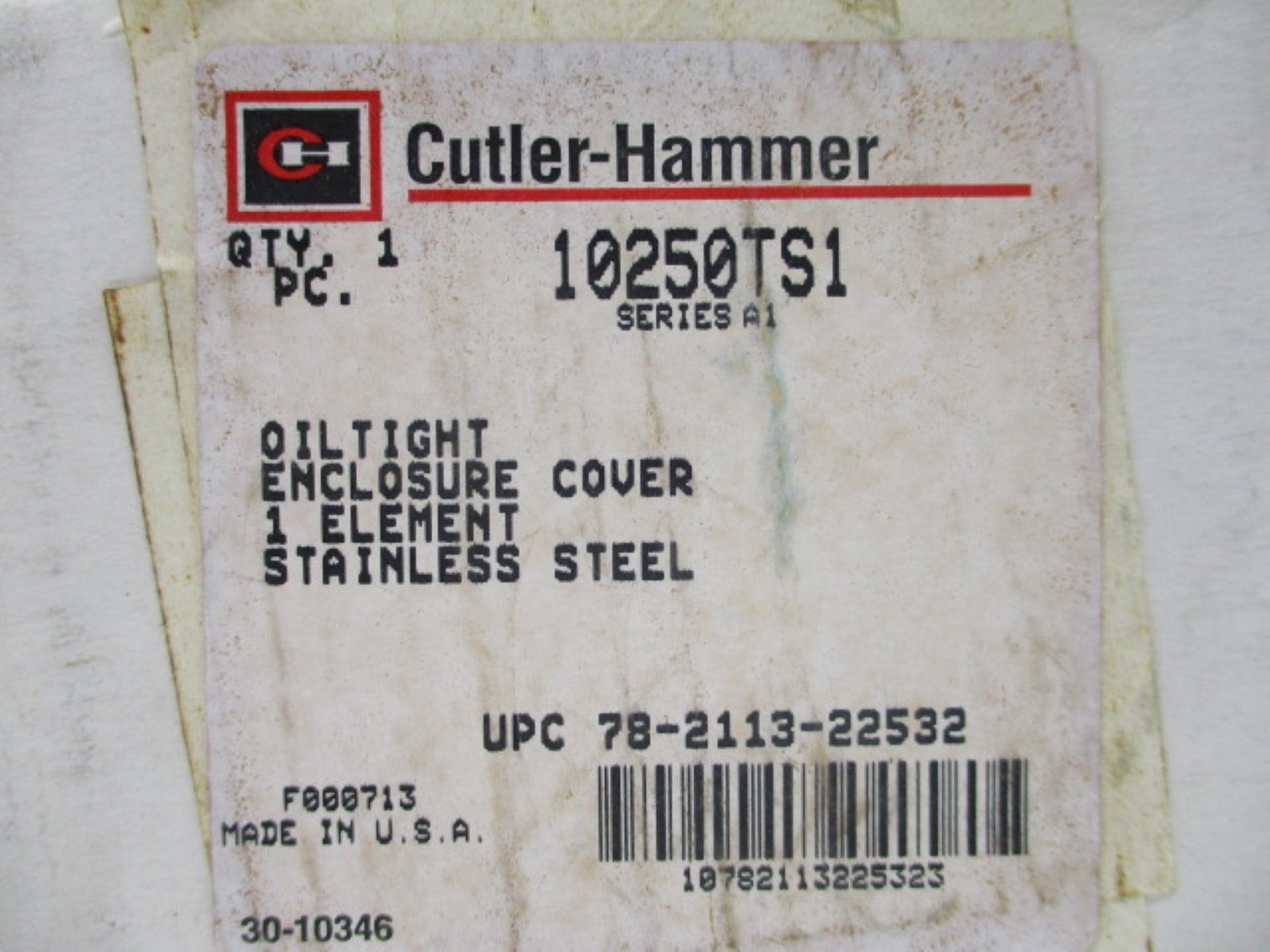 CUTLER HAMMER 10250TS1 SER. A1 NSFS