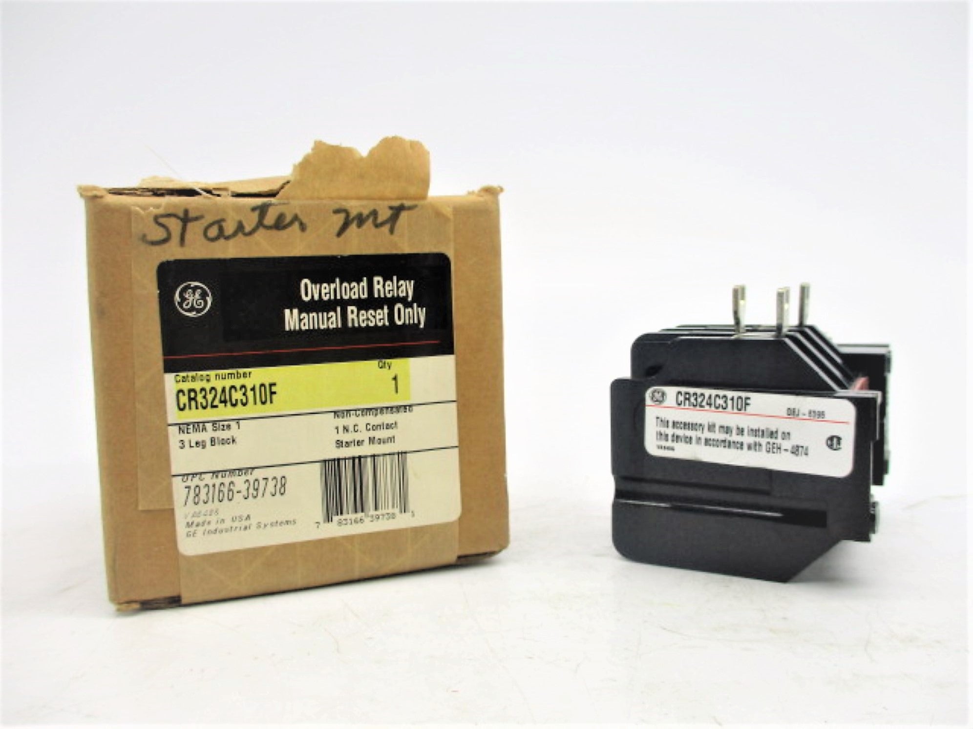 GENERAL ELECTRIC CR324C310F 600VAC 27A NSMP