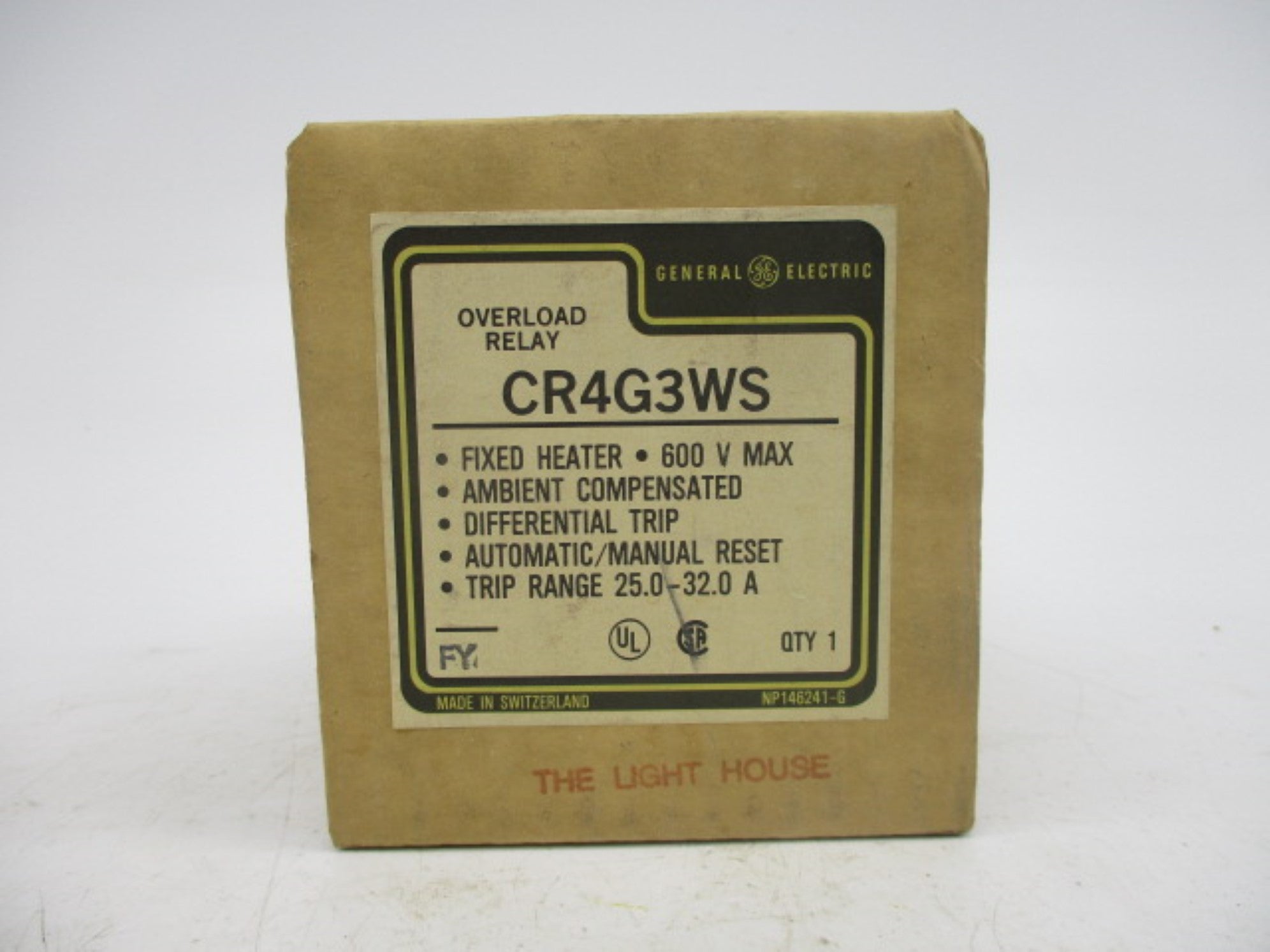 GENERAL ELECTRIC CR4G3WS 32A 600V NSMP