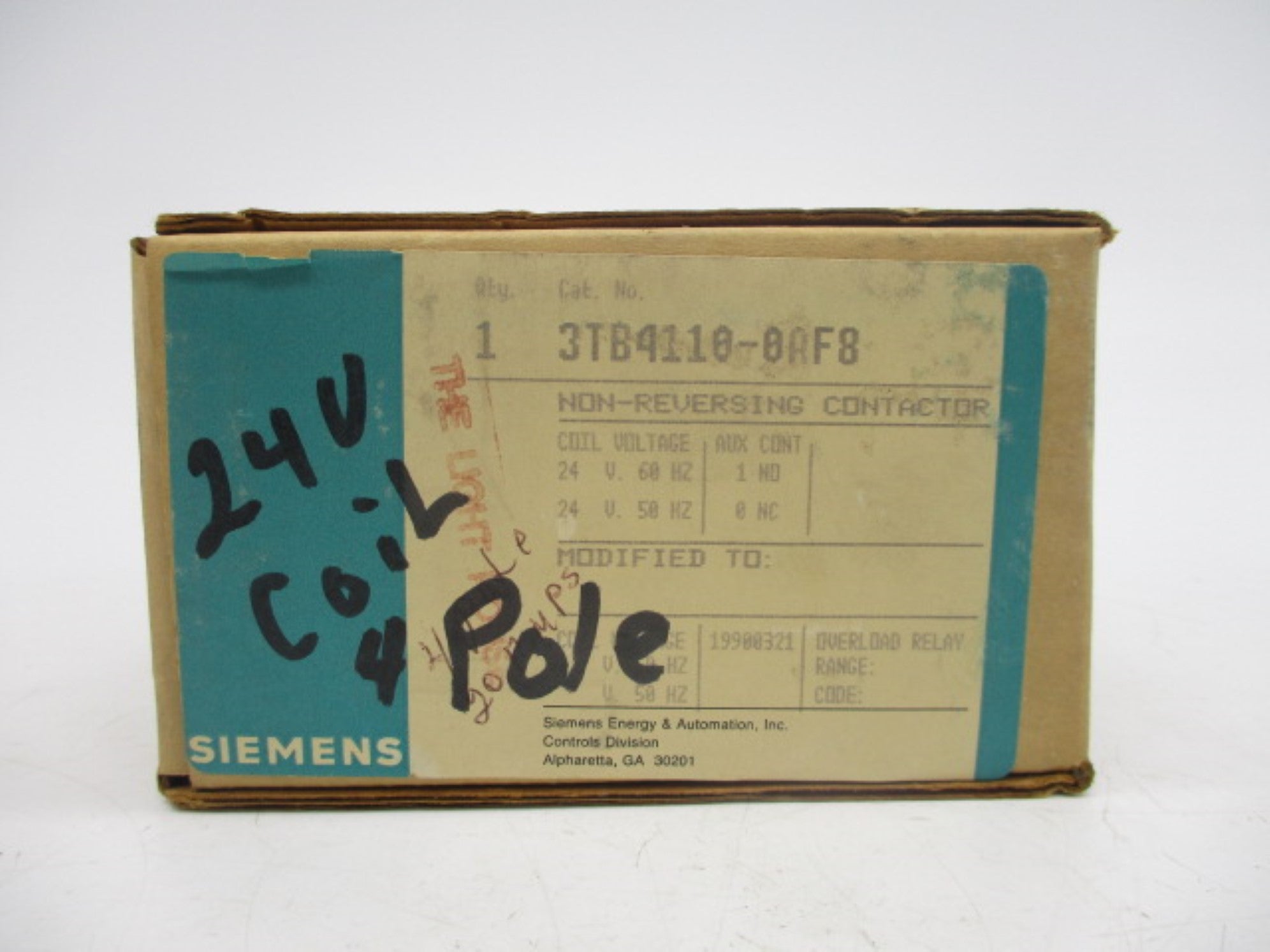 SIEMENS 3TB4417-0AF8 24V NSMP