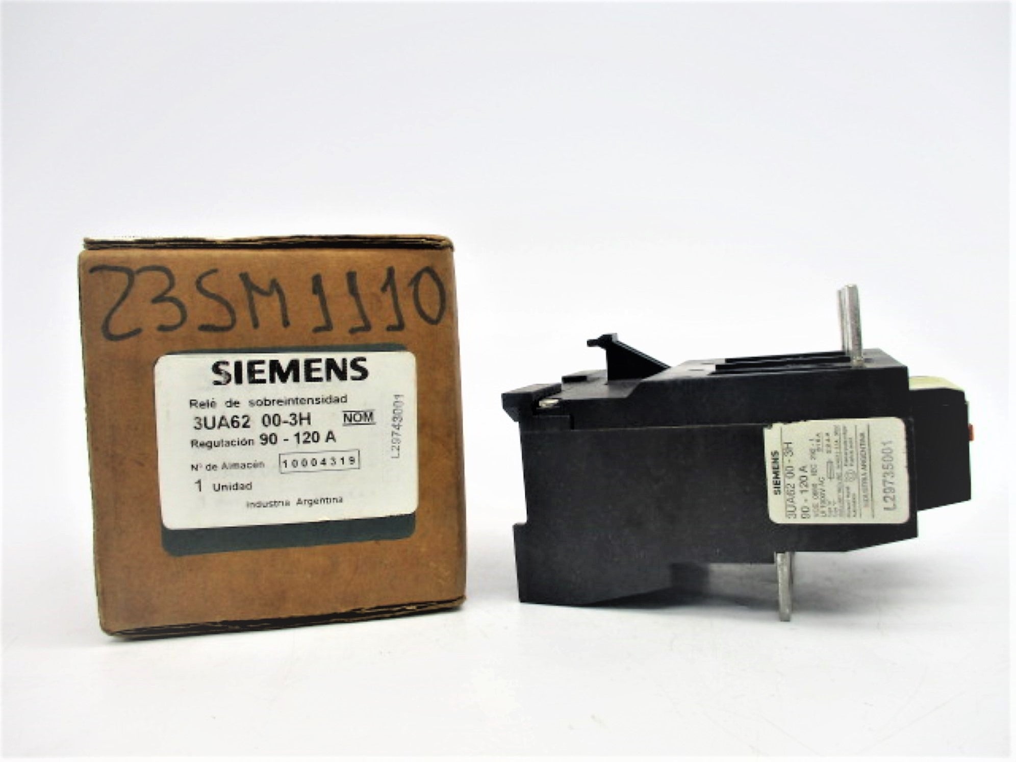 SIEMENS 3UA6200-3H 120A 600V NSMP