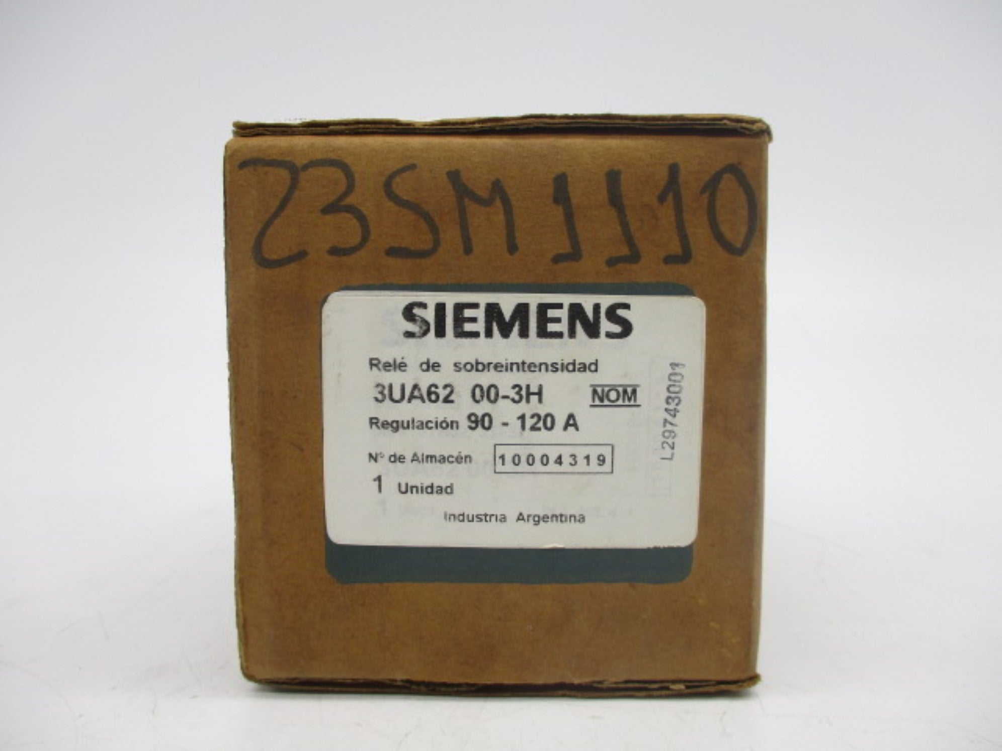 SIEMENS 3UA6200-3H 120A 600V NSMP
