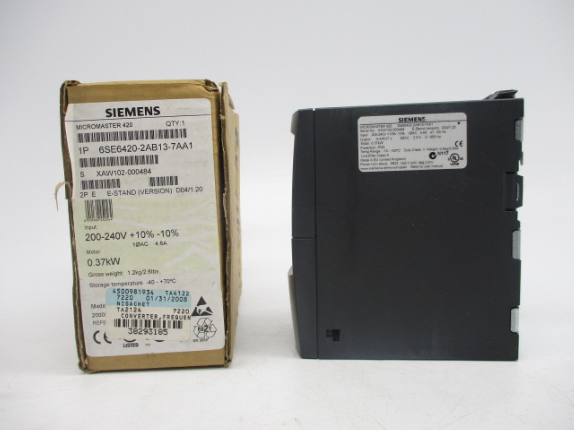 SIEMENS 6SE6420-2AB13-7AA1 NSMP