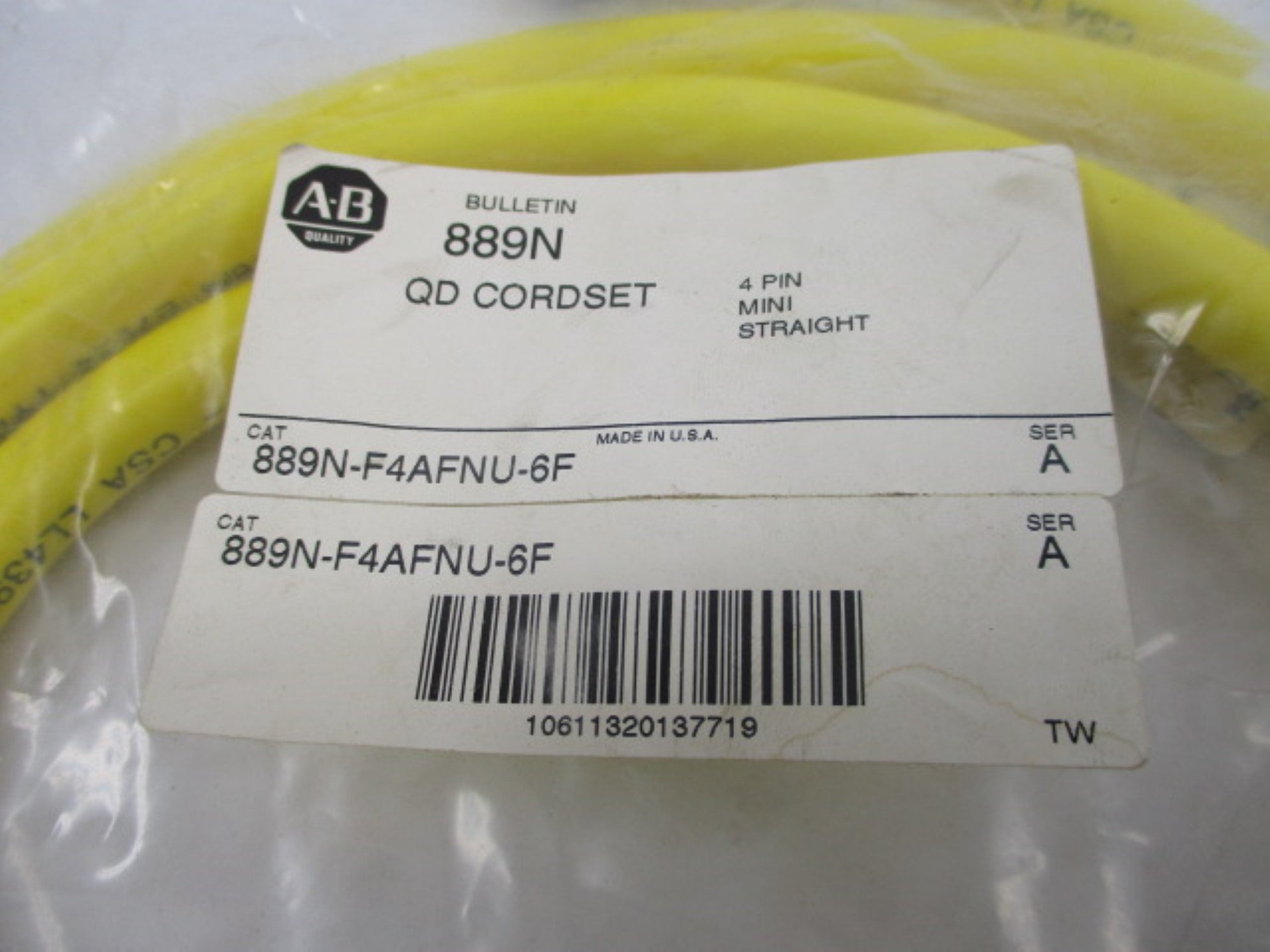 ALLEN BRADLEY 889N-F4AFNU-6F SER. A NSMP
