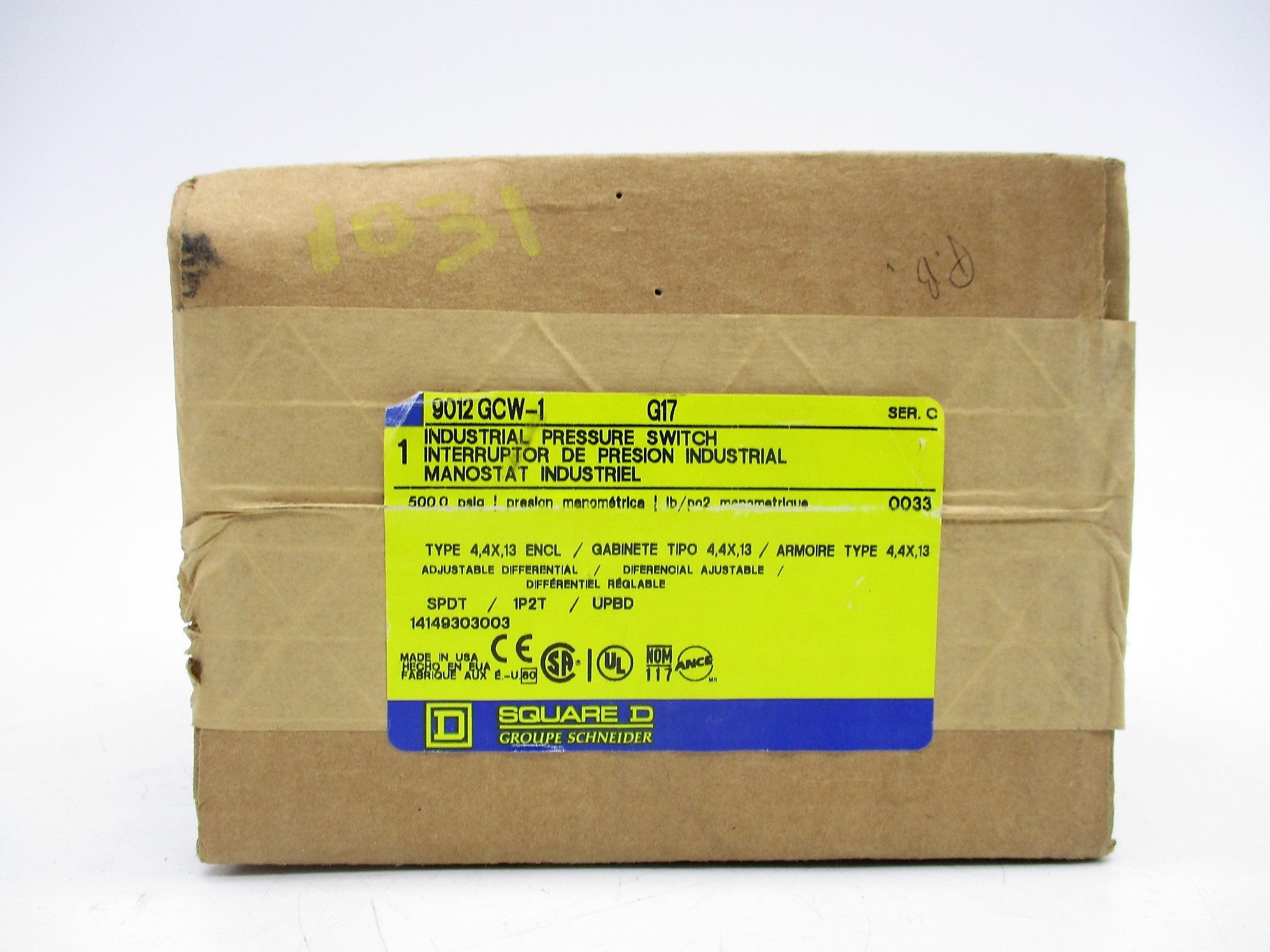 SQUARE D 9012GCW-1G17 SER. C NSFS