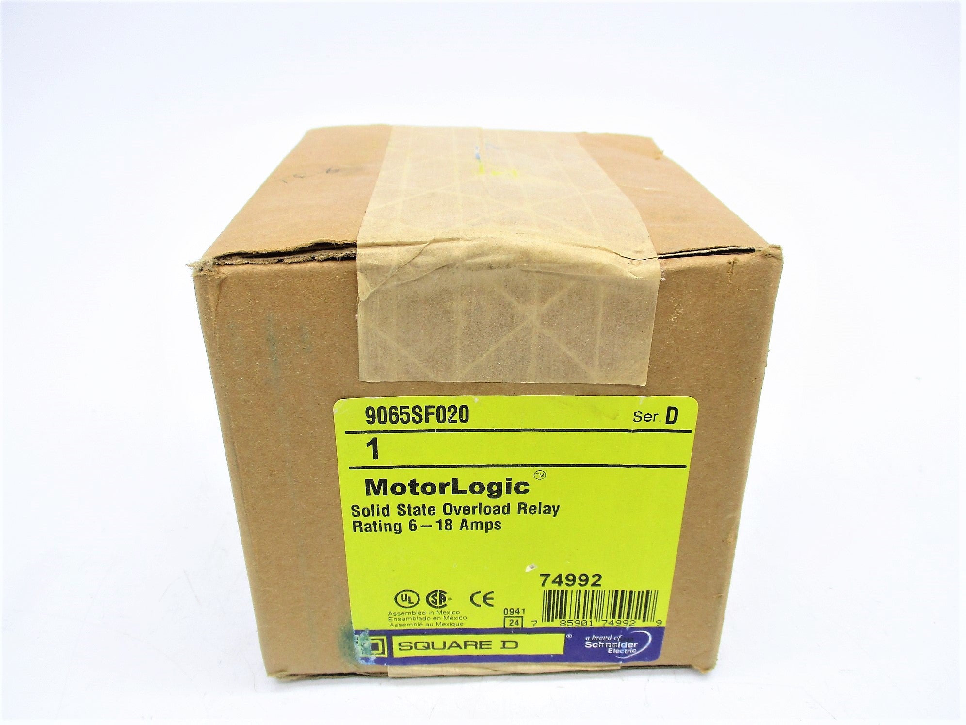 SQUARE D 9065SF020 SER. D 18A NSFS