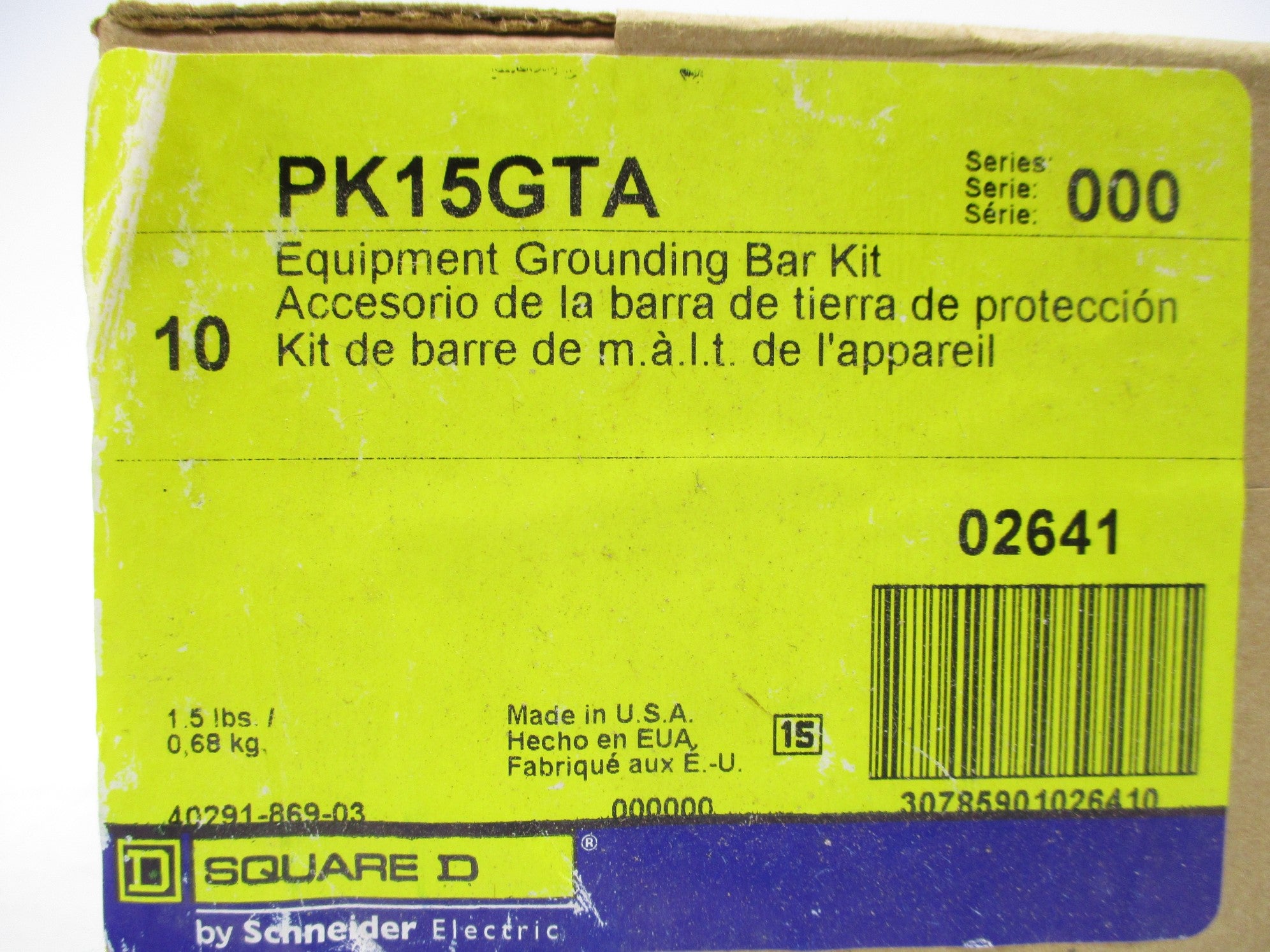 SQUARE D PK15GTA SER. 000 (PKG OF 10) NSFS
