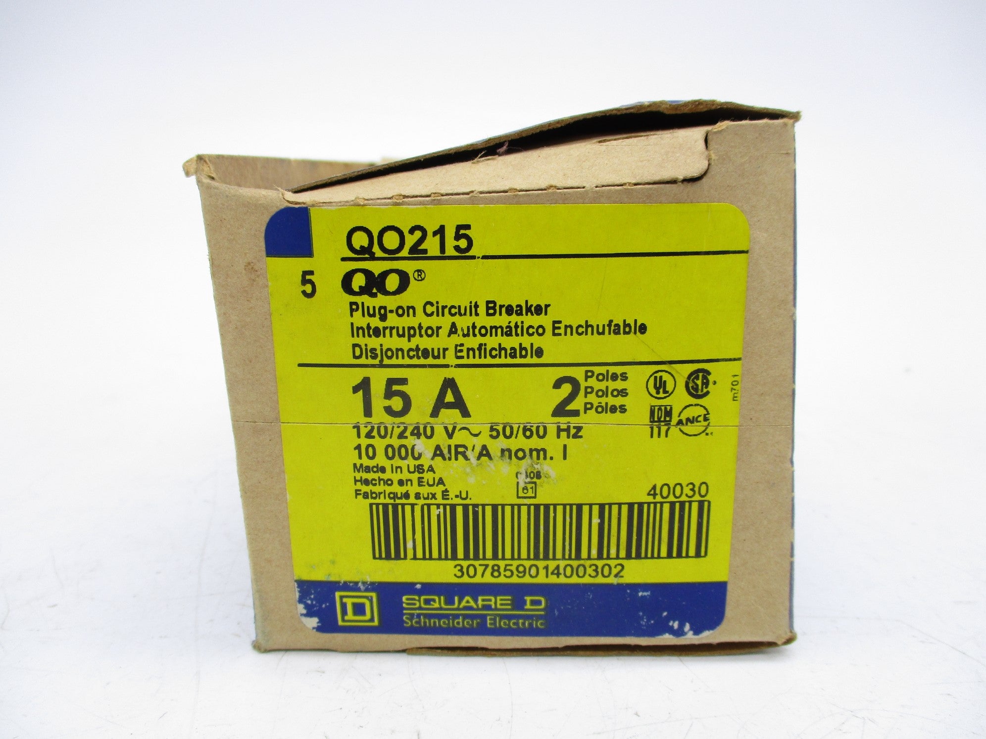 SQUARE D QO215 15A 240V (PKG OF 5) NSMP